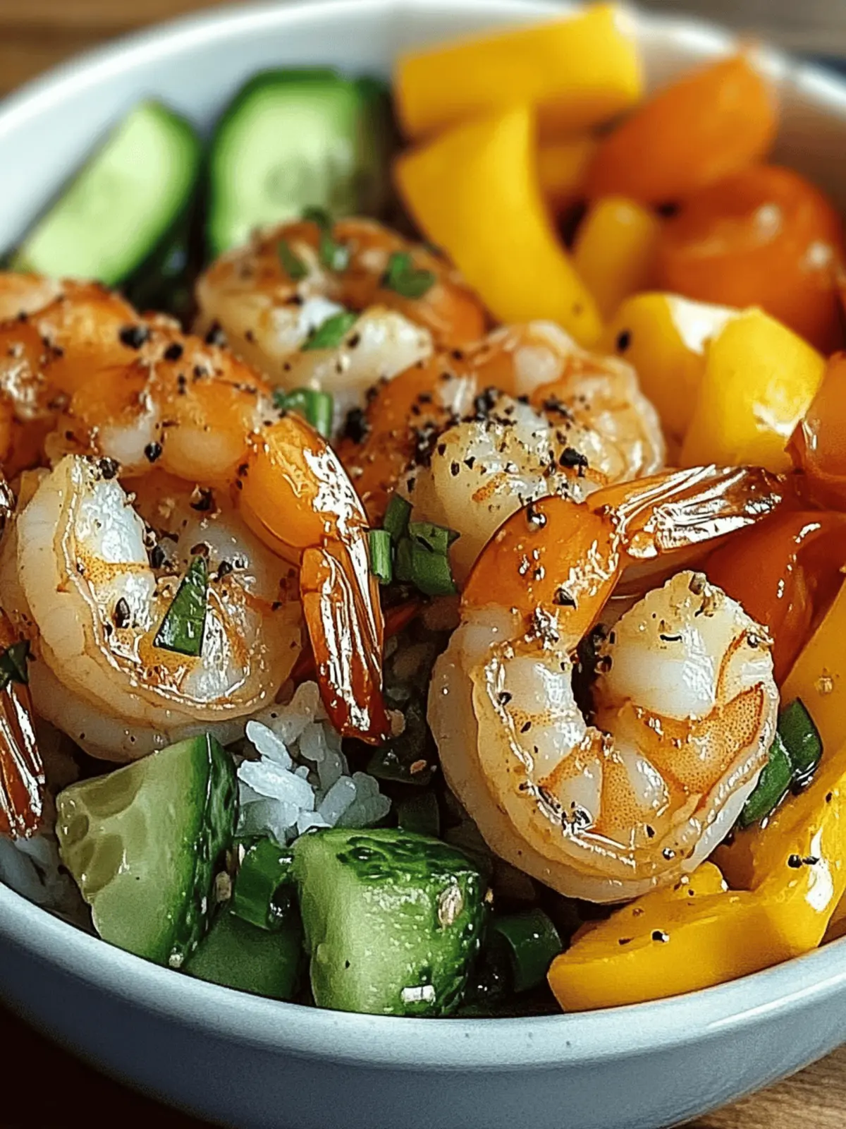 Zesty Shrimp Veggie Bowl: Quick, Healthy & Totally Customizable 4 Zesty Shrimp Veggie Bowl