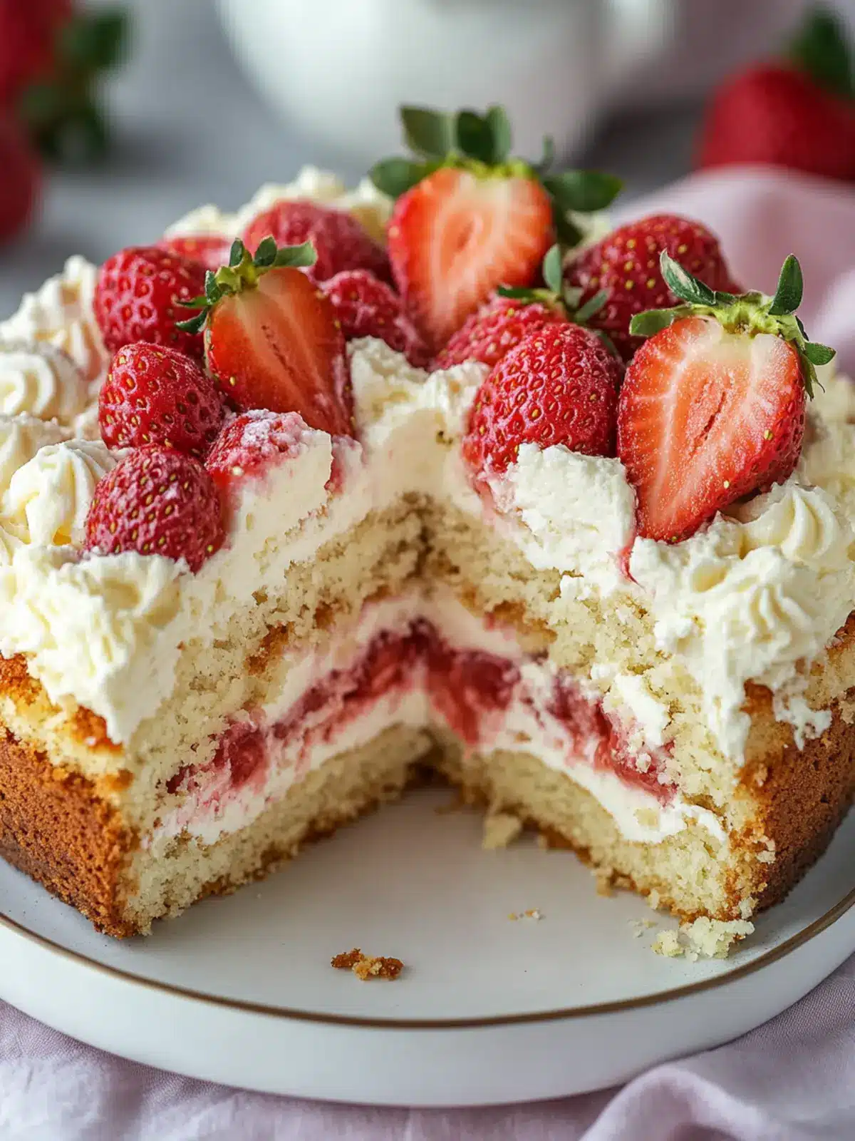 Strawberry Cream Cheese Coffee Cake: A Sweet Morning Delight 2 Strawberry Cream Cheese Coffee Cake