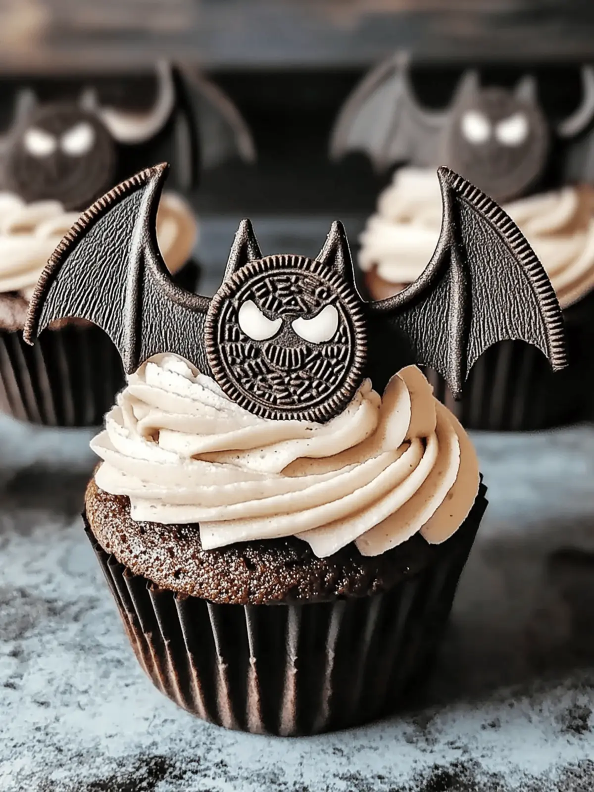 Vegan Oreo Bat Cupcakes That Make Halloween Spook-tacular 4 Vegan Oreo Bat Cupcakes