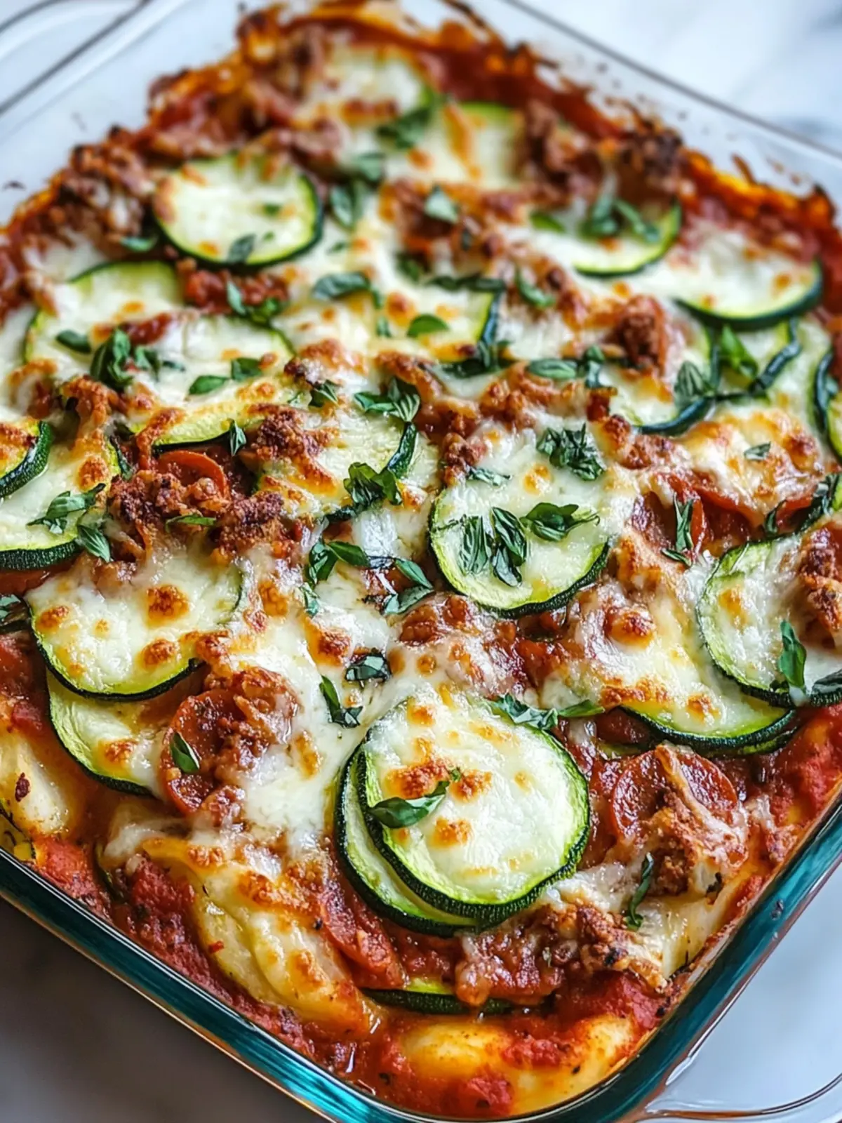 Deliciously Cheesy Zucchini Pizza Casserole You ll Love 2 Zucchini Pizza Casserole