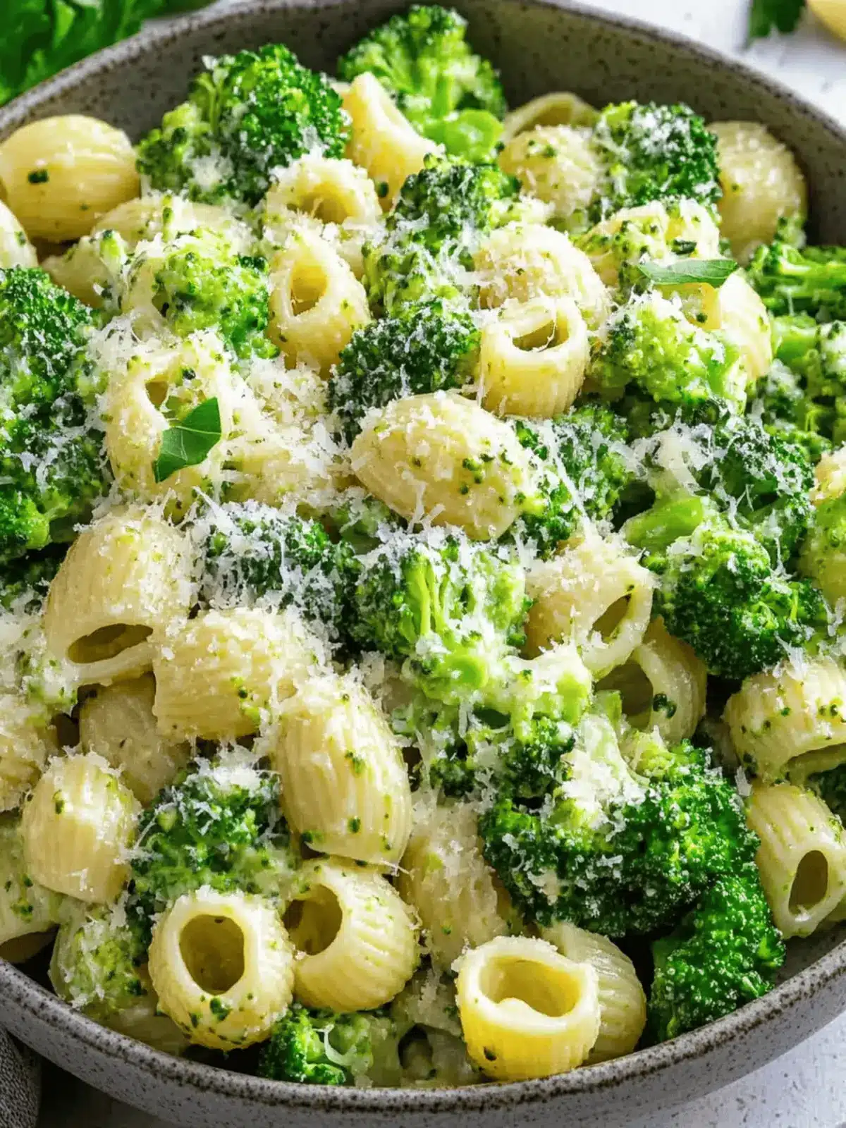 Savory Broccoli Pasta with Garlic Parmesan Magic 2 Broccoli Pasta Garlic Parmesan