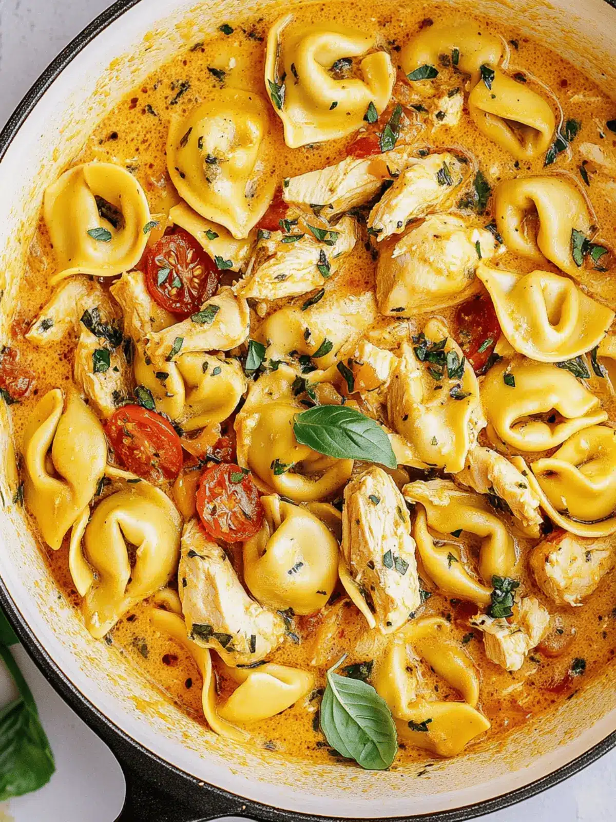 Creamy Chicken Tortellini: A Cozy One-Pan Delight 3 Creamy Chicken Tortellini