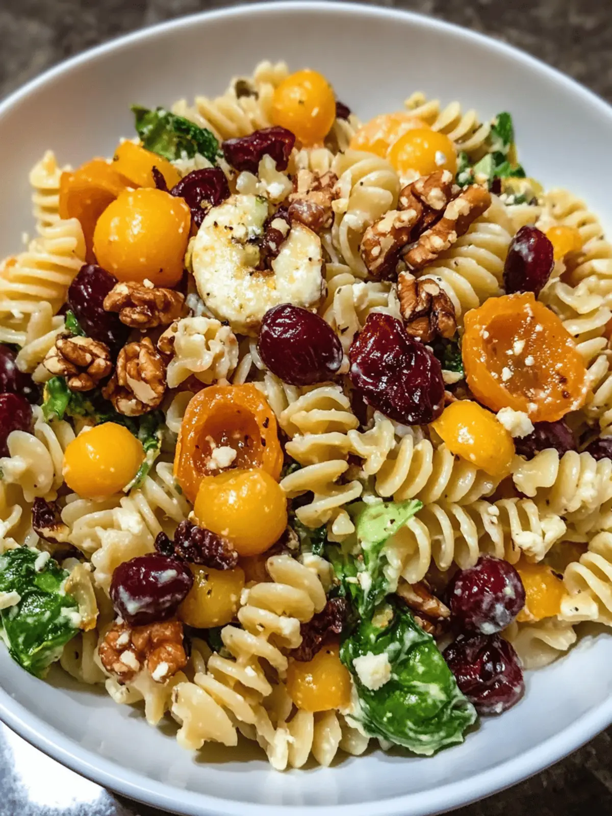 Delicious Fall Harvest Pasta Salad to Celebrate Autumn Flavors 2 Fall Harvest Pasta Salad