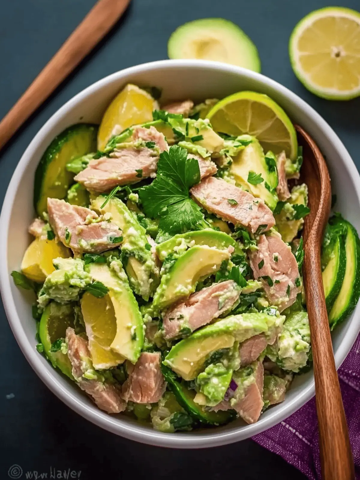 Avocado Tuna Salad: A Healthy Twist for Light Meals 4 Avocado Tuna Salad