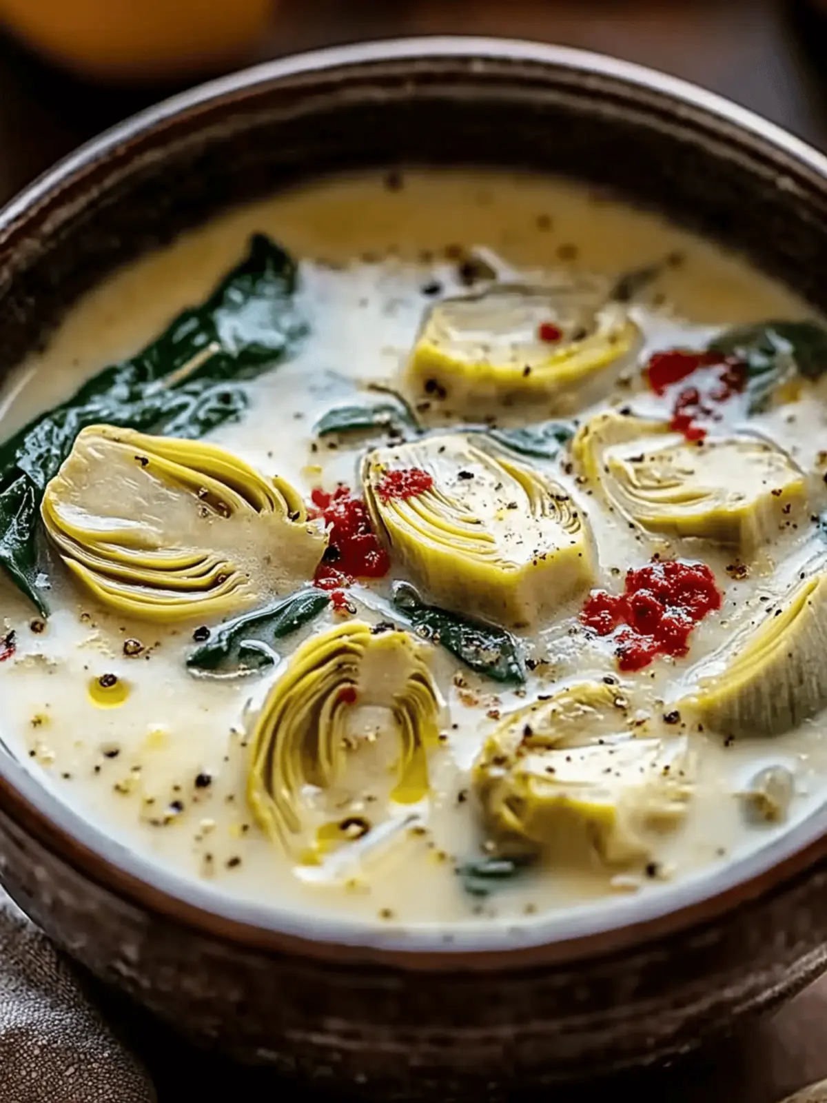 Lemony Tuscan Artichoke Soup - A Heart-Healthy Delight 4 Lemony Tuscan Artichoke Soup
