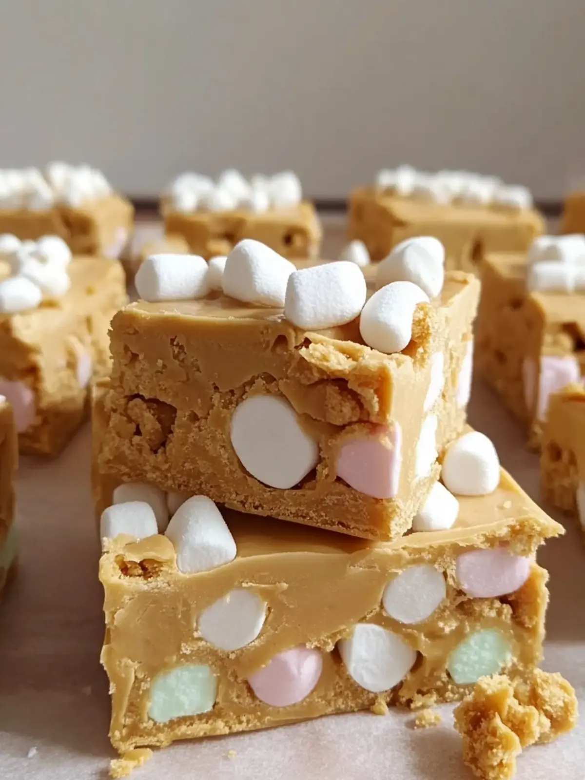 No-Bake Peanut Butter Marshmallow Squares You ll Crave Daily 2 Peanut Butter Marshmallow Squares