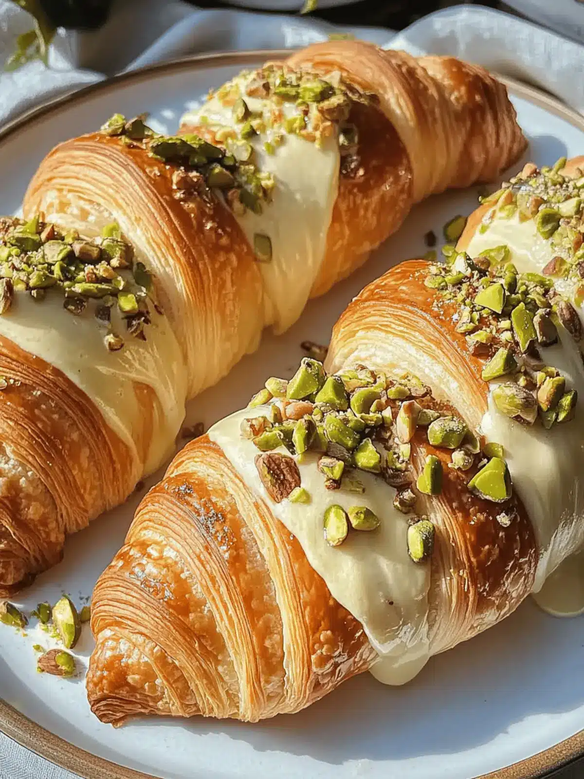 Pistachio Croissants: Flaky Delights You ll Adore at Home 2 Pistachio Croissants