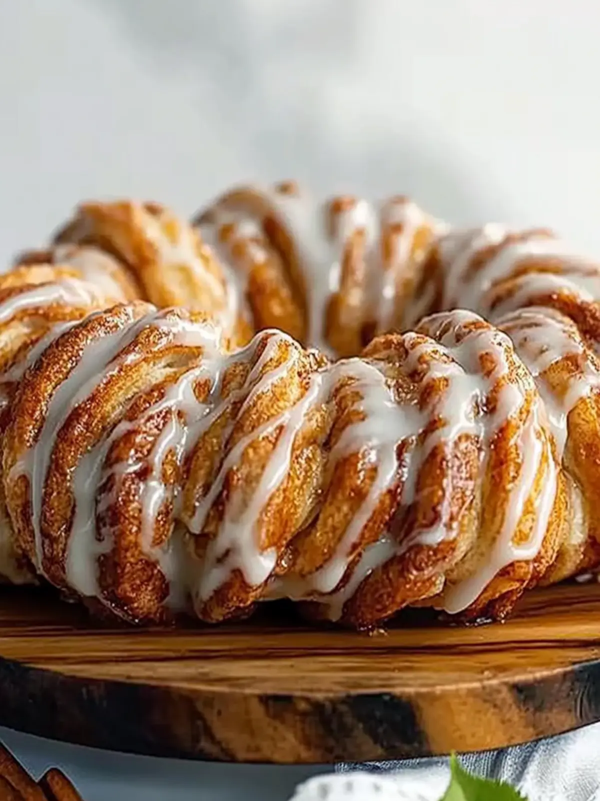 Mouthwatering Apple Cinnamon Kringle with Vanilla Glaze Recipe 3 Apple Cinnamon Kringle with Vanilla Glaze Recipe