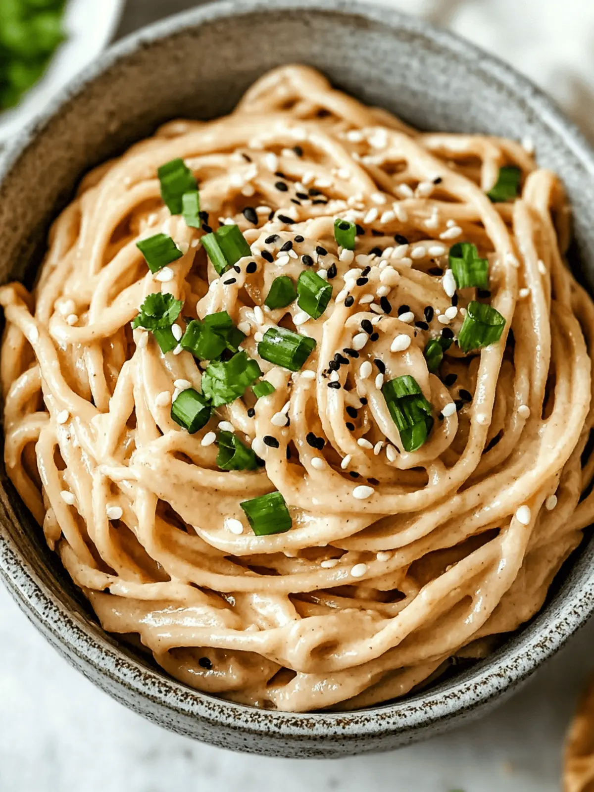 Delicious Creamy Sesame Noodles with Tahini in 25 Minutes 4 Creamy Sesame Noodles with Tahini