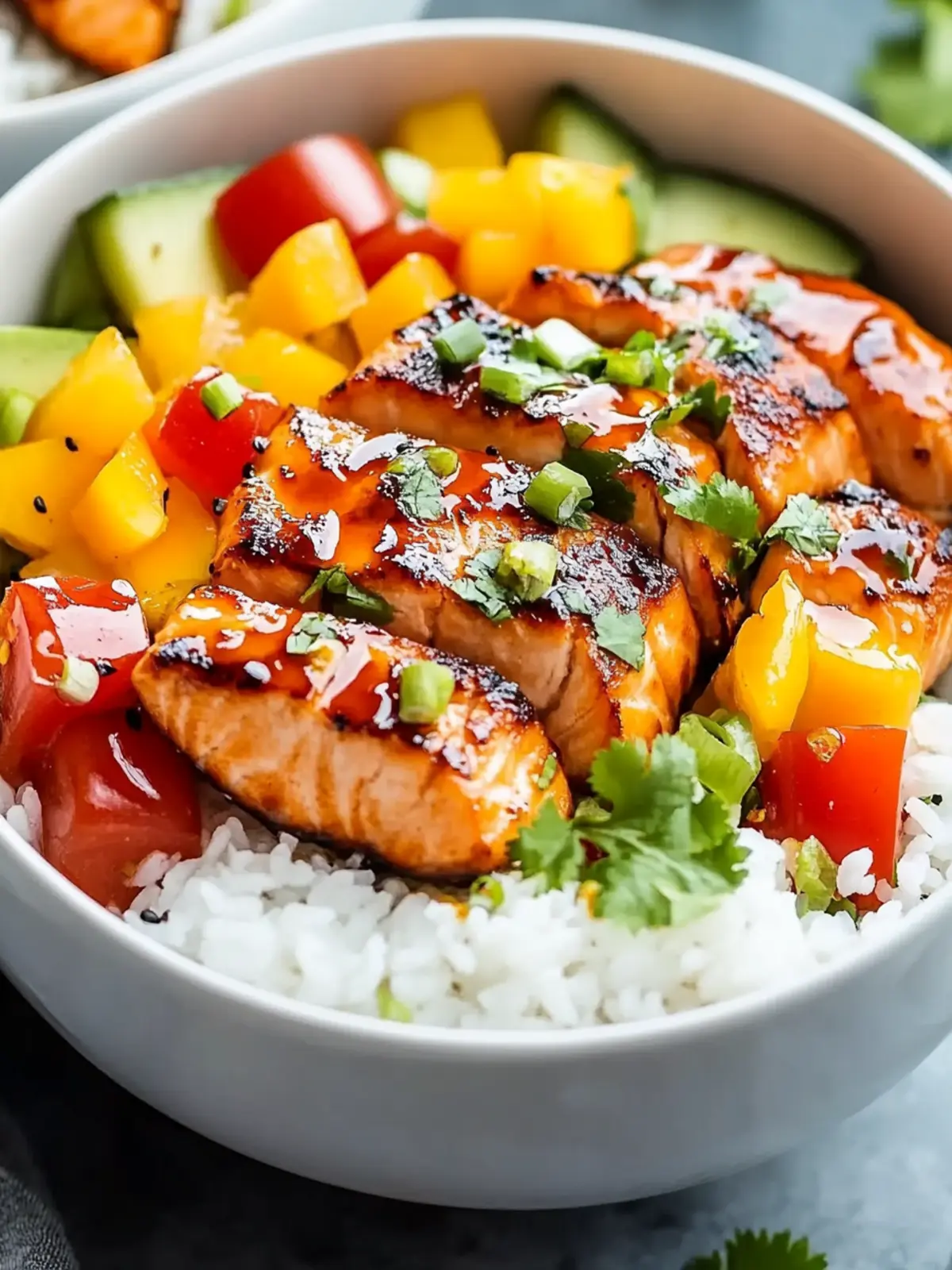 Sweet and Spicy Salmon Bowls for a Flavor-Packed Dinner 3 Sweet and Spicy Salmon Bowls