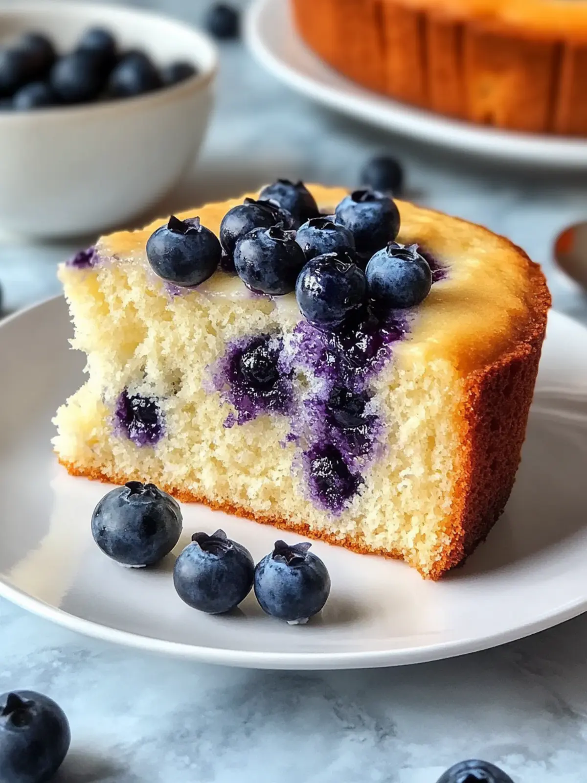 Air Fryer Blueberry Yogurt Cake: Moist, Easy & Irresistible Treat 2 Air Fryer Blueberry Yogurt Cake