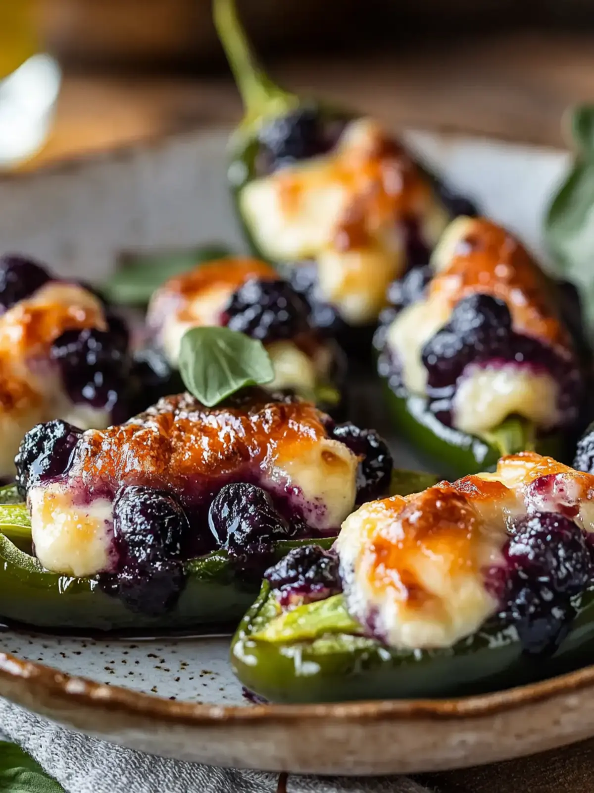 Blueberry Brie Jalape o Poppers: Sweet Spice You'll Love 4 Blueberry Brie Jalape o Poppers