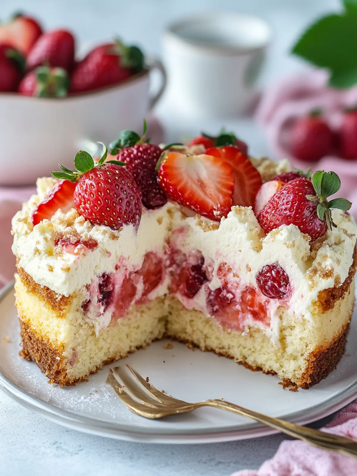 Strawberry Cream Cheese Coffee Cake: A Sweet Morning Delight 3 Strawberry Cream Cheese Coffee Cake