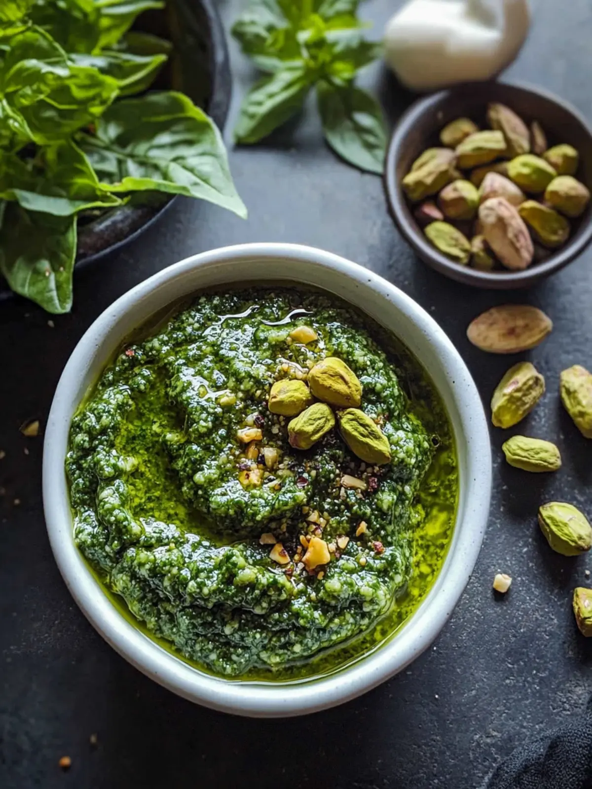 Pistachio Pesto Magic: Quick, Creamy Bliss for Your Meals 3 Pistachio Pesto