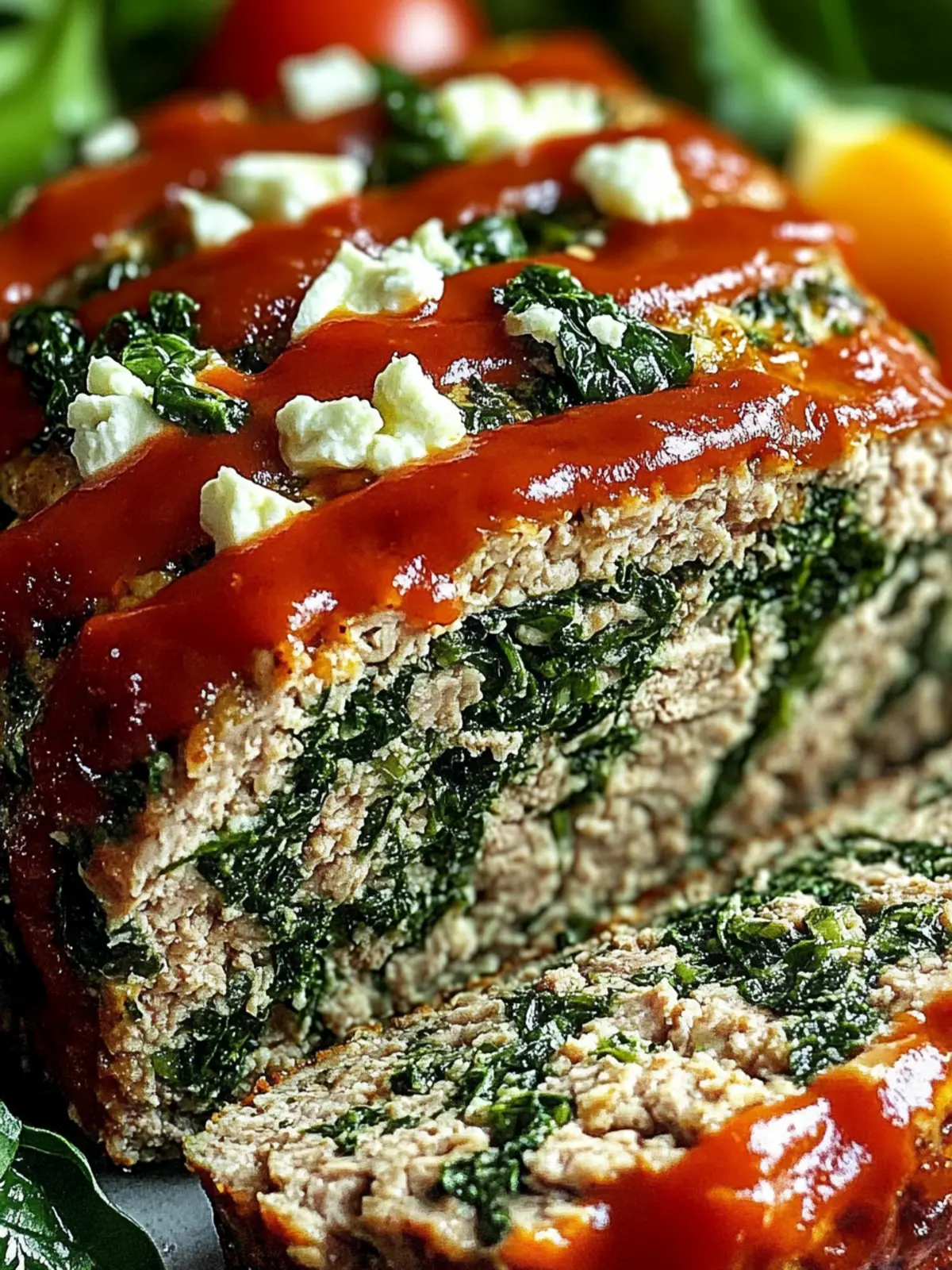 Savory Spinach Feta Turkey Meatloaf You ll Absolutely Love 2 Spinach Feta Turkey Meatloaf