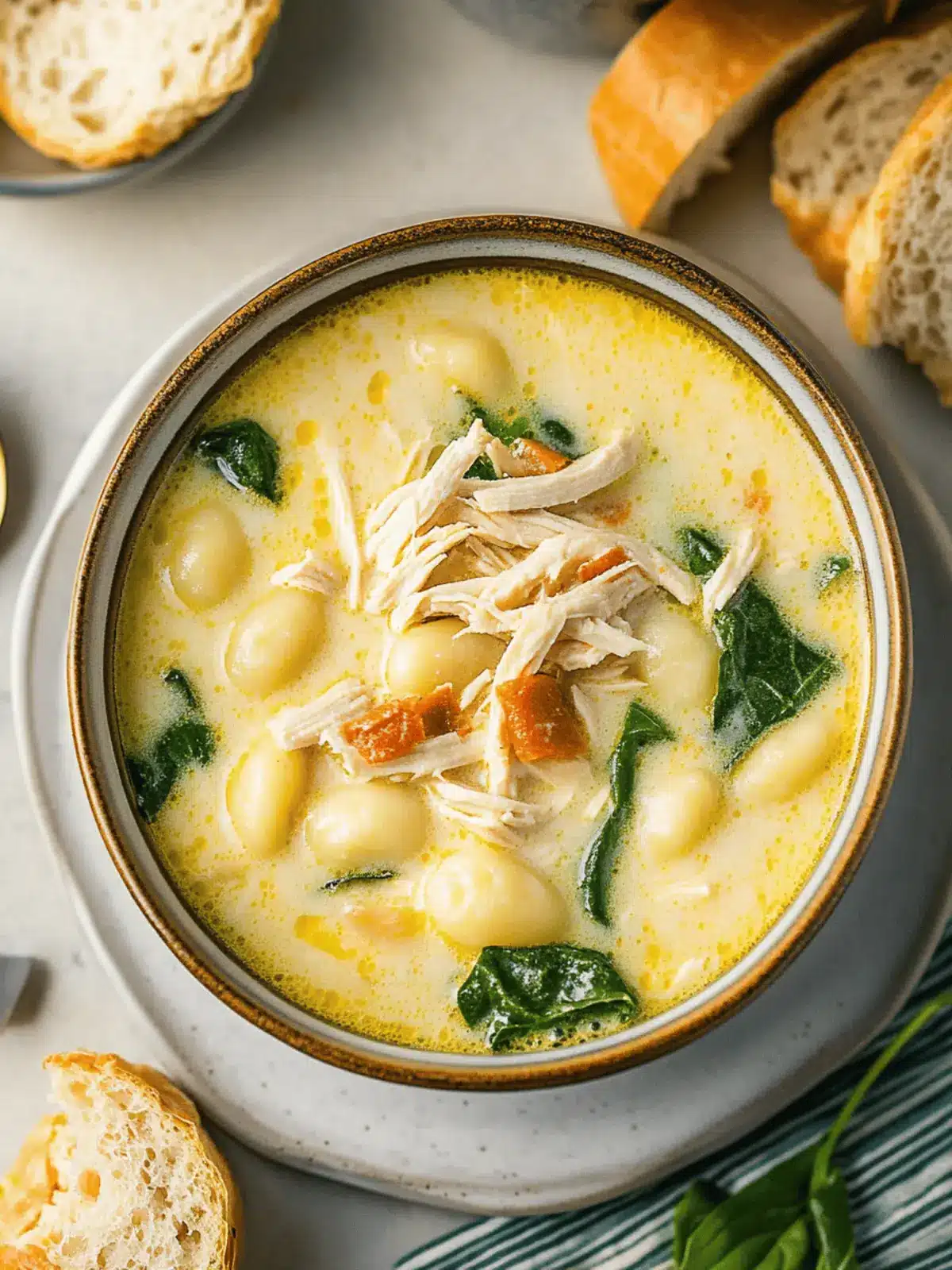Creamy Olive Garden Chicken Gnocchi Soup Made Easy at Home 2 Olive Garden Chicken Gnocchi Soup