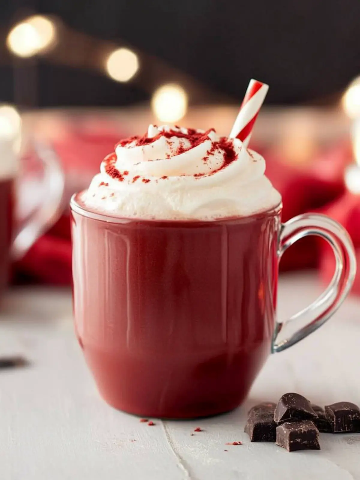 Whipped Red Velvet Hot Chocolate: A Cozy Festive Delight 3 Whipped Red Velvet Hot Chocolate