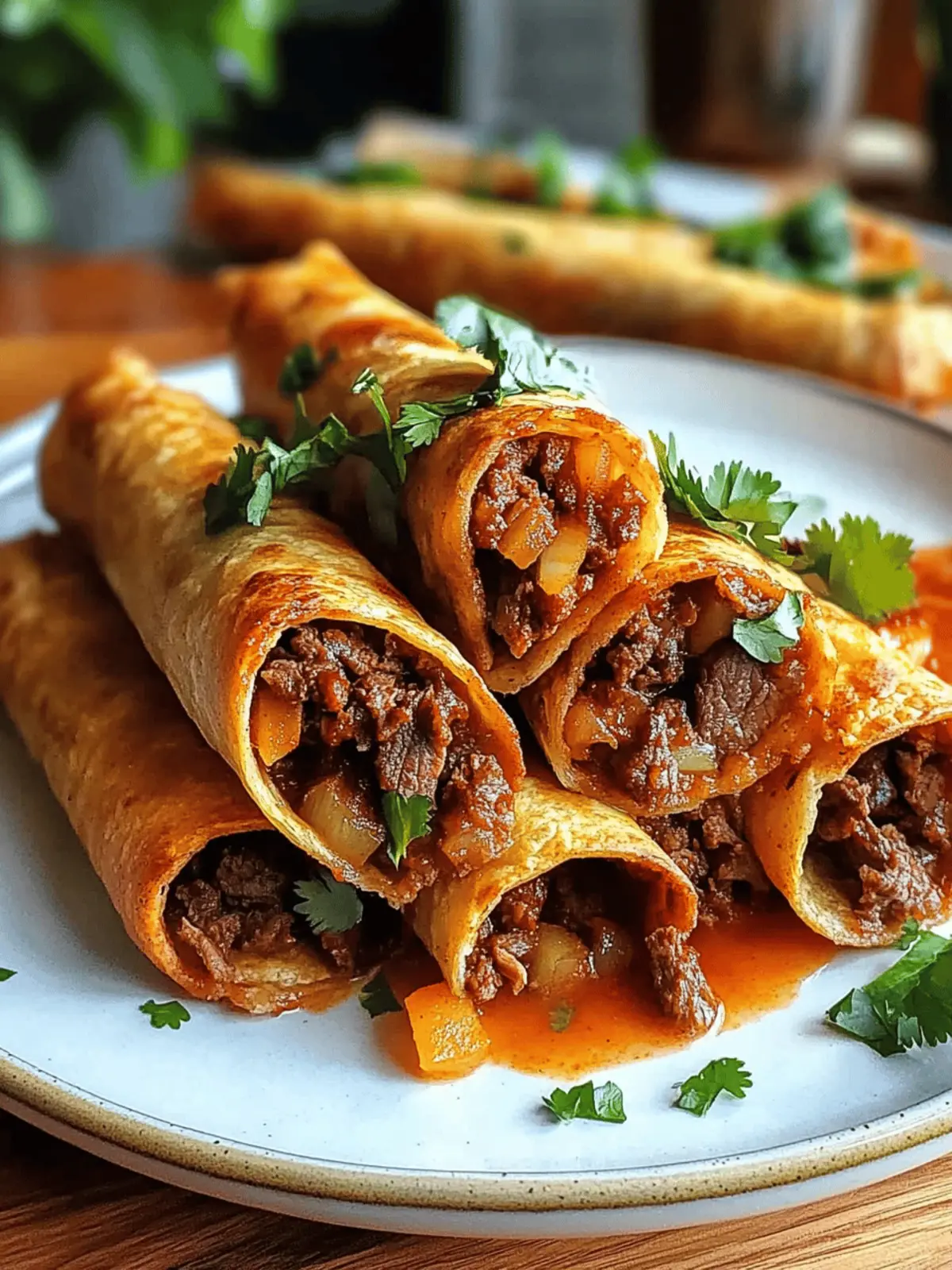 Savor Crispy Beef Taquitos Recipe in Just 35 Minutes 4 Beef Taquitos Recipe
