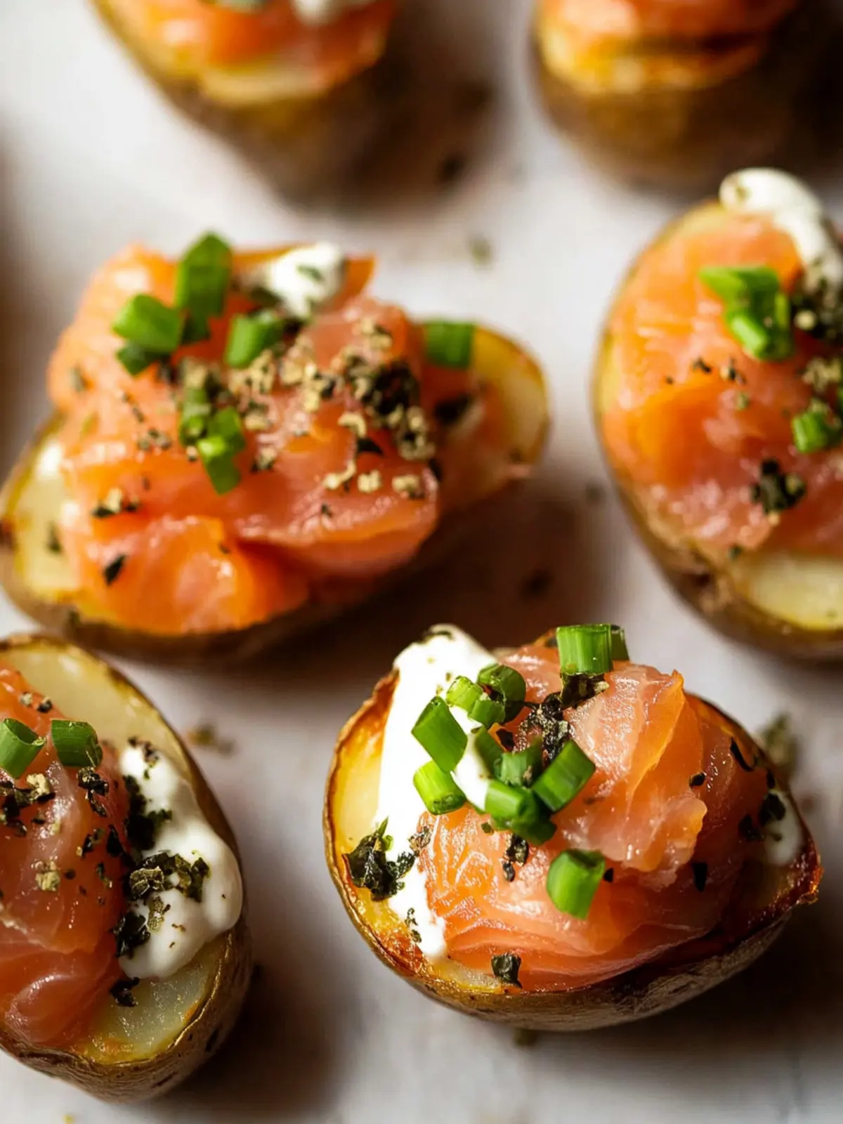 Smoked Salmon Twice Baked Potatoes: A Gourmet Comfort Bite 2 Smoked Salmon Twice Baked Potatoes
