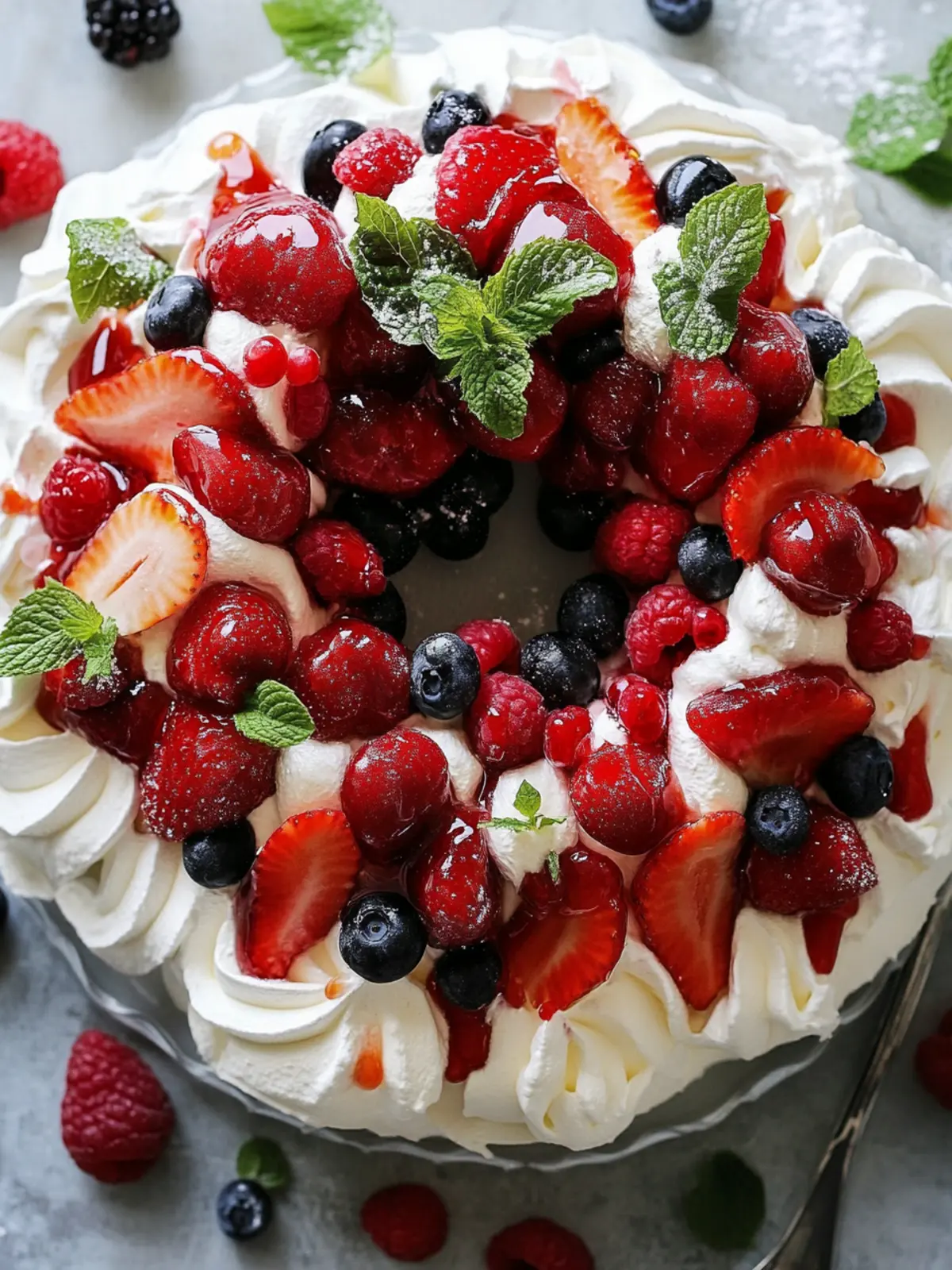 Pavlova Wreath: A Delightful Festive Dessert to Impress 3 Pavlova Wreath