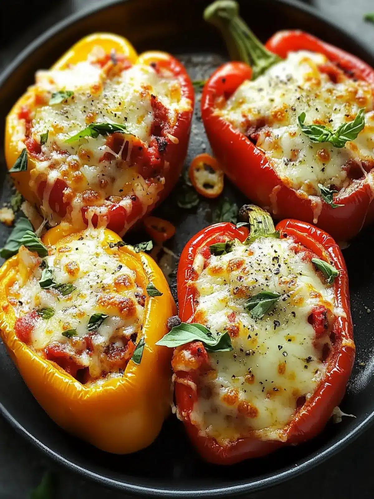 Pizza Stuffed Peppers Dinner: A Fun Twist on Classic Favorites 4 Pizza Stuffed Peppers Dinner