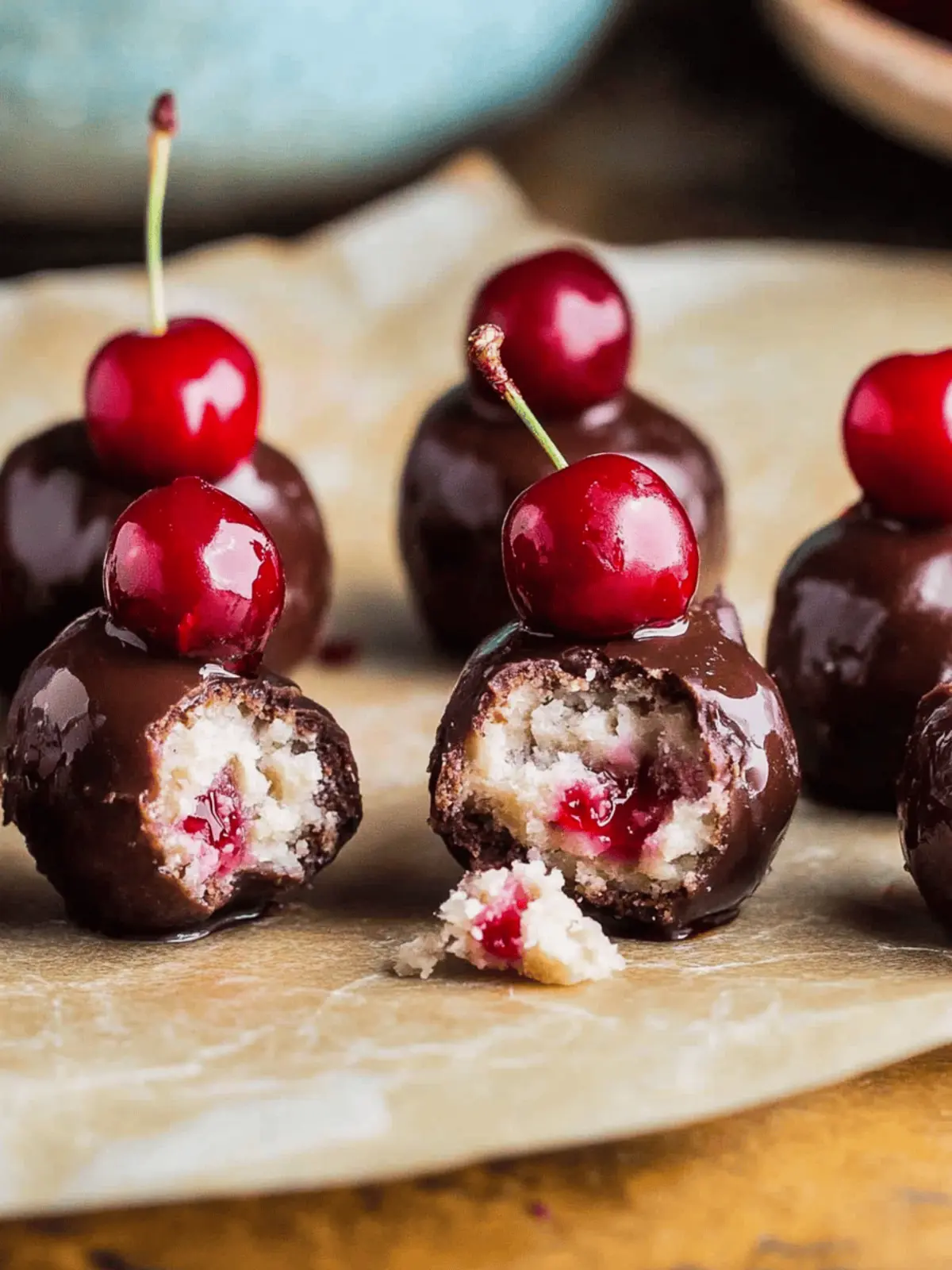 Delicious Cherry Bourbon Balls for Easy Homemade Treats 3 Cherry Bourbon Balls