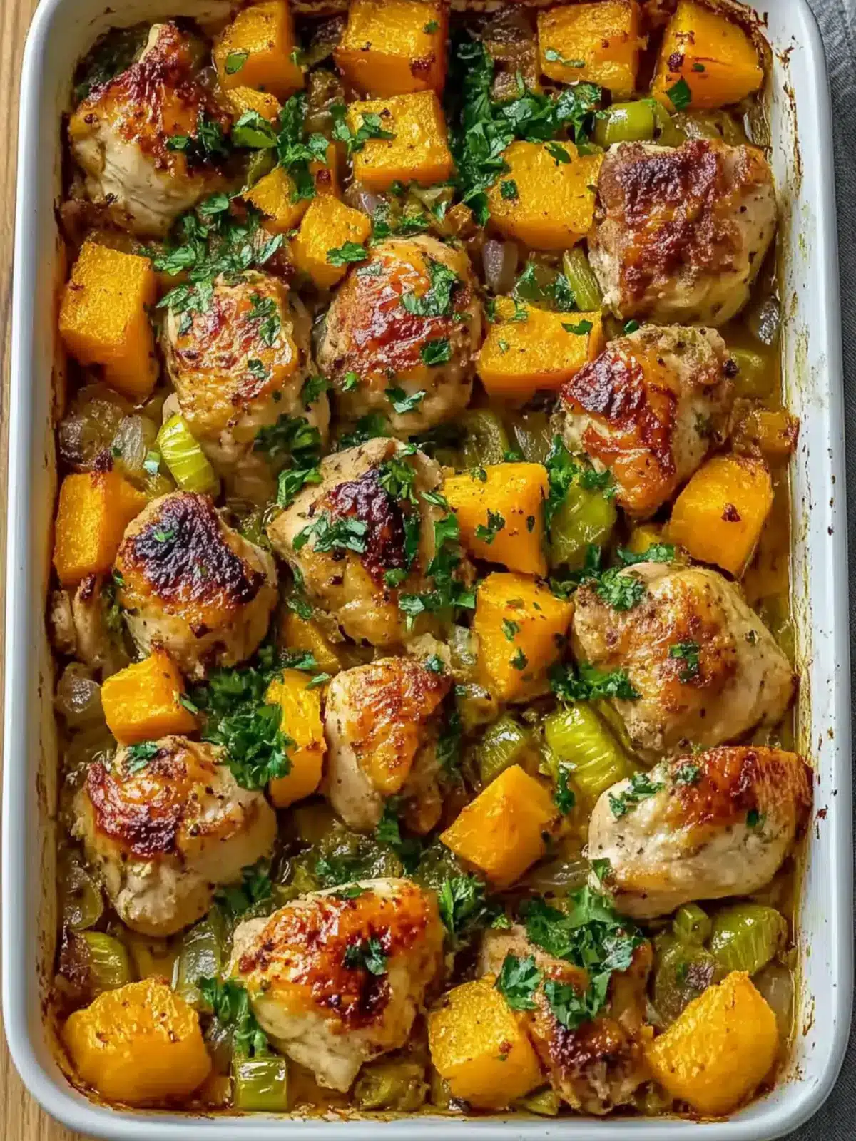 Cozy Roasted Chicken Leek and Butternut Squash Bake Delight 3 Roasted Chicken Leek and Butternut Squash Bake