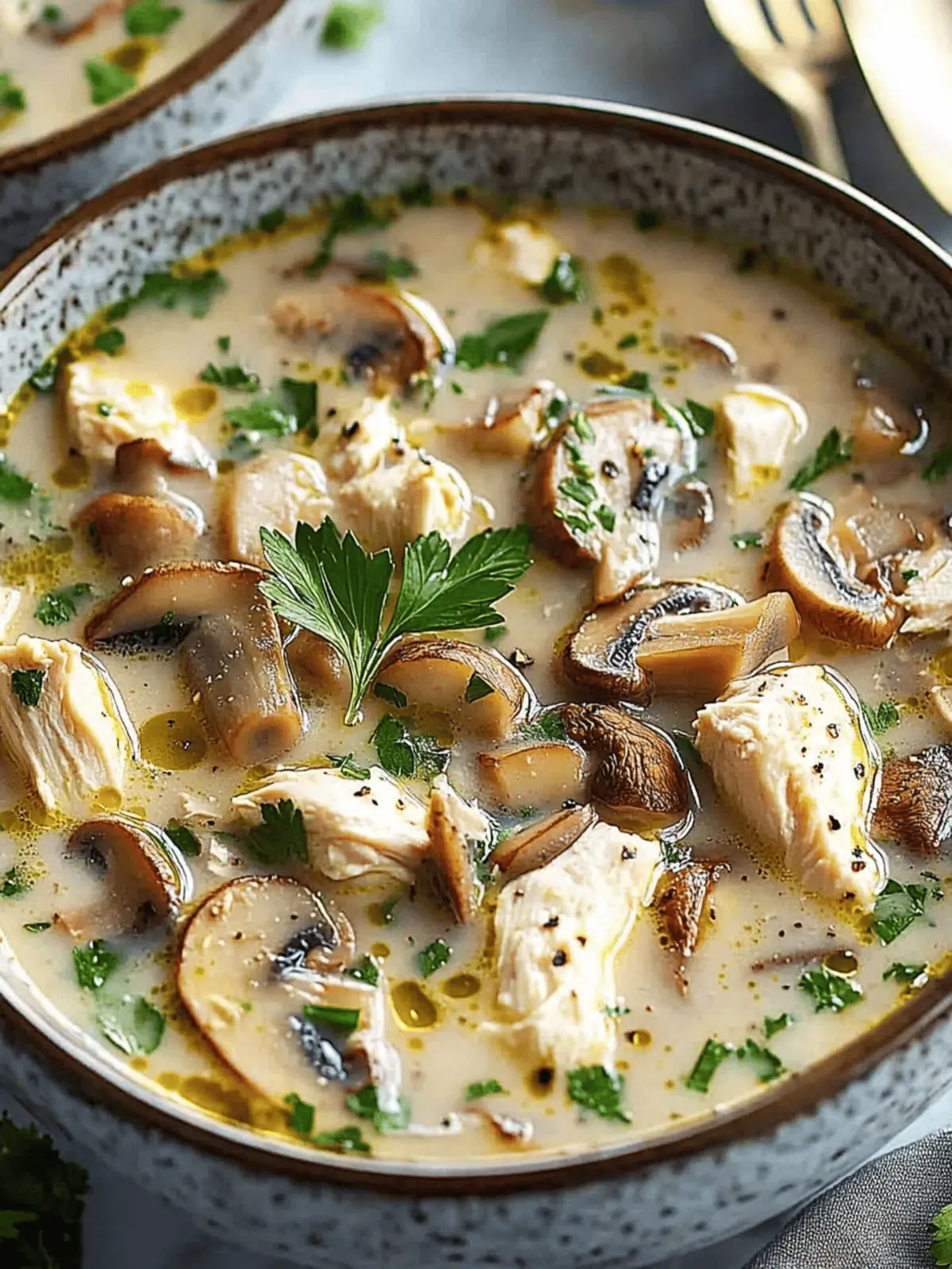 Hearty Chicken Mushroom Soup Ready in Just 20 Minutes 4 Hearty Chicken Mushroom Soup
