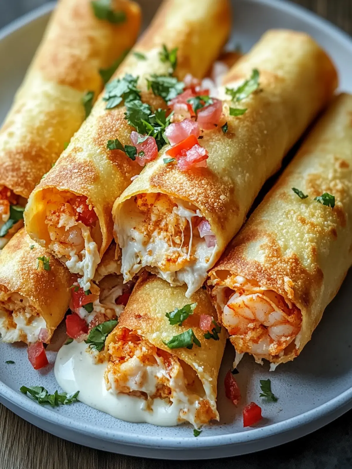 Crispy Crab and Shrimp Queso Taquitos That Wow Any Crowd 3 Crispy Crab And Shrimp Queso Taquitos