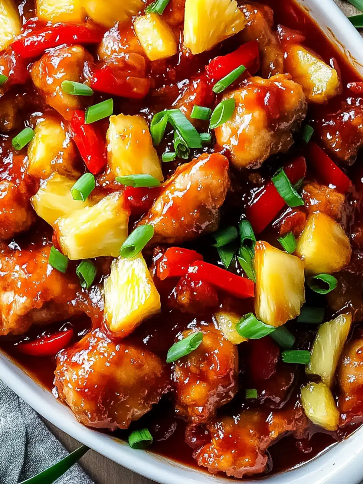 Baked Sweet and Sour Chicken with Pineapple for Family Fun 4 Baked Sweet and Sour Chicken with Pineapple
