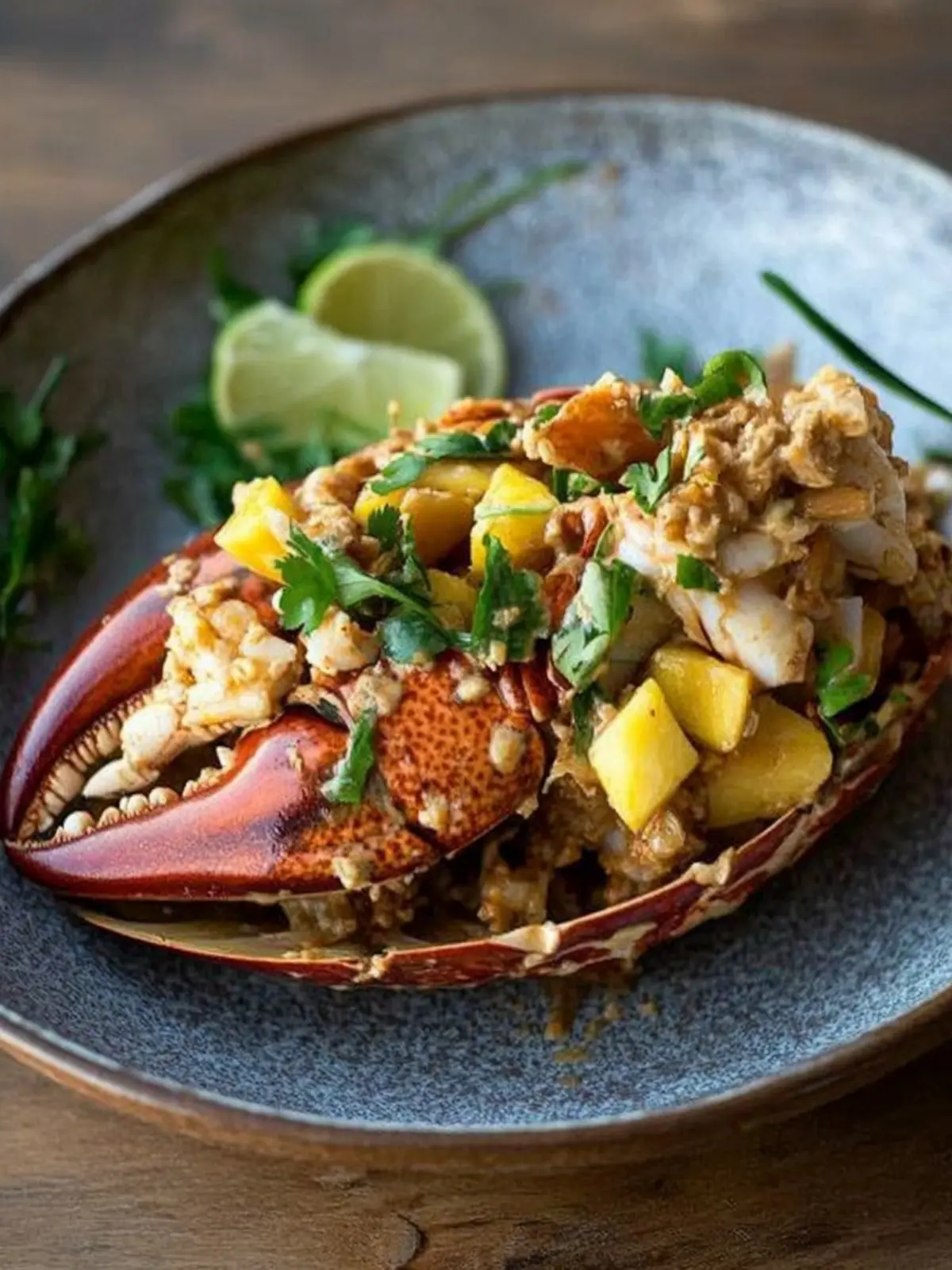 Smoked Tom Yum Lobster with Mango Salad A Flavorful Twist 3 Smoked Tom Yum Lobster with Mango Salad