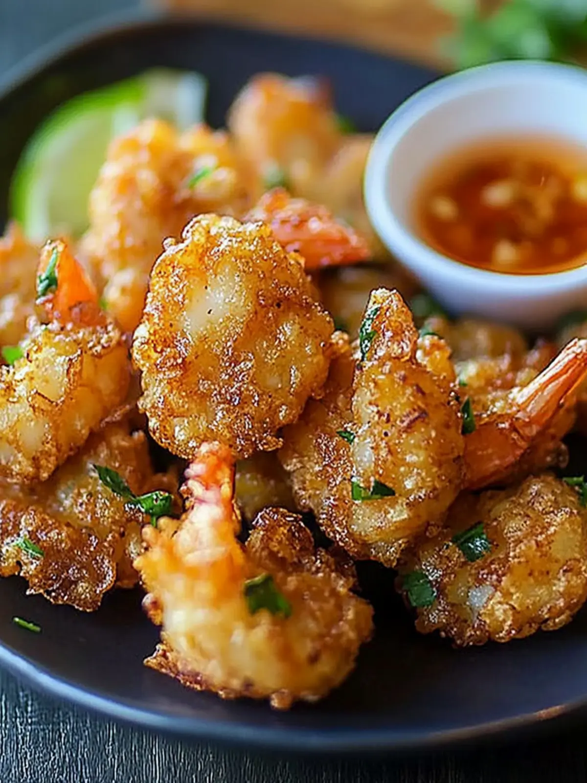 Crispy Vietnamese Style Shrimp Fritters with Zesty Nuoc Cham 3 Vietnamese Style Shrimp Fritters with Nuoc Cham Dipping Sauce