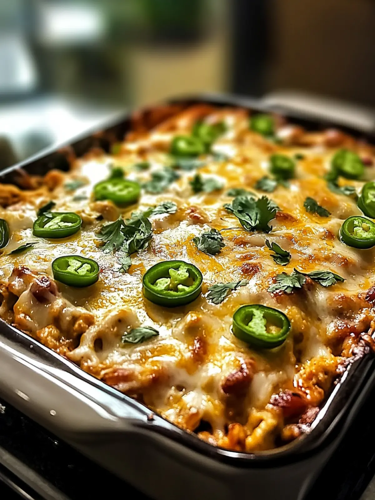 Spicy Hatch Chili Chicken Queso Bake for Ultimate Comfort Night 2 Spicy Hatch Chili Chicken Queso Bake