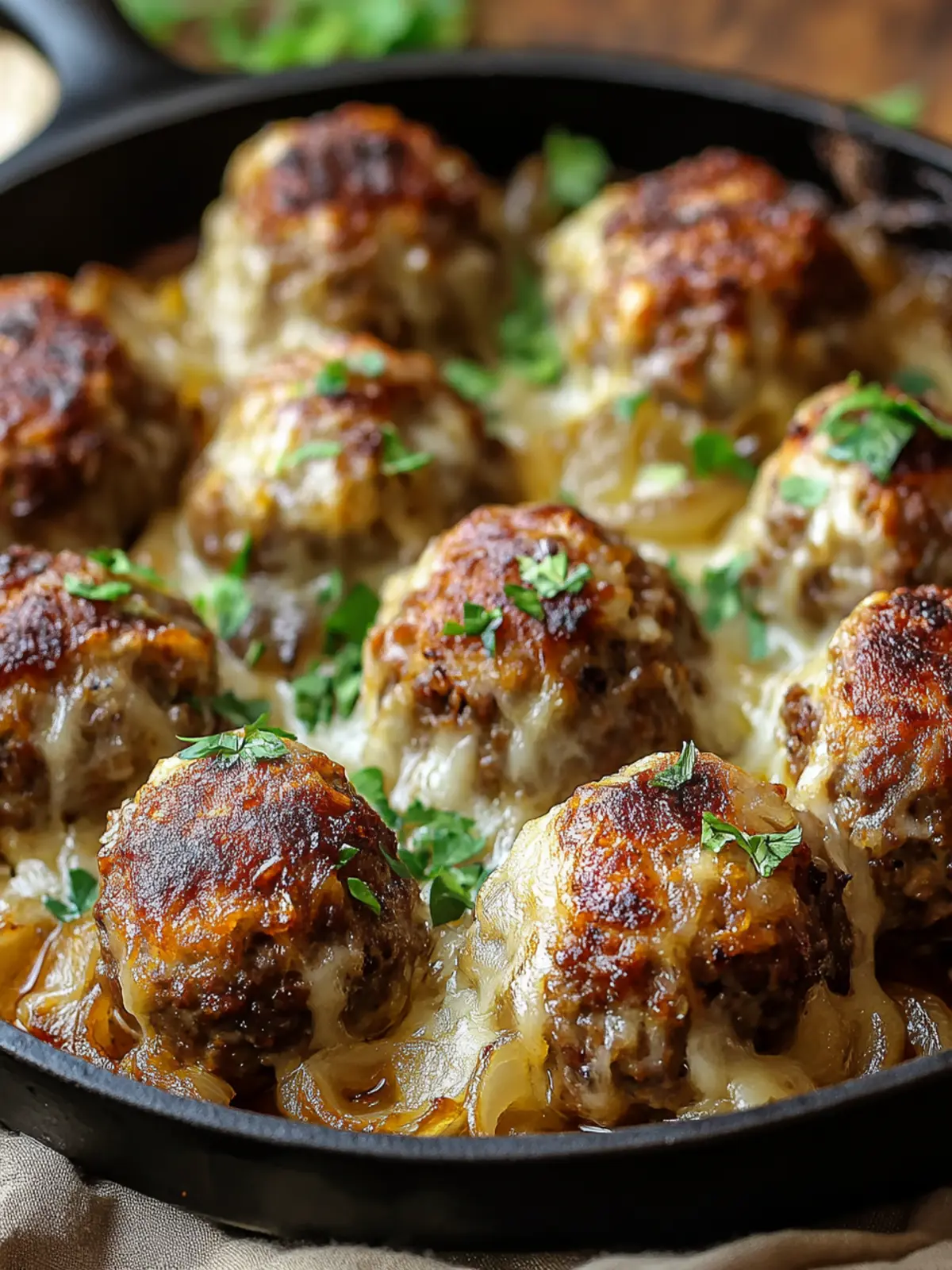 Keto French Onion Meatballs: Comfort Food Without the Carbs 4 Keto French Onion Meatballs