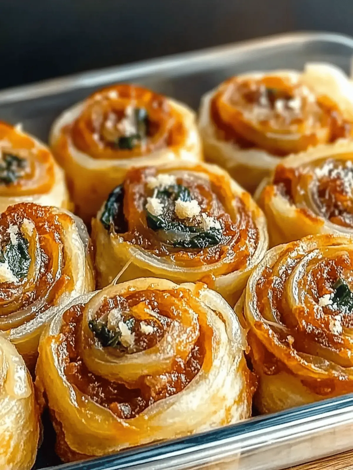 Vegan Caramelized Onion & Spinach Pizza Rolls for Cozy Nights 2 Vegan Caramelized Onion & Spinach Pizza Rolls