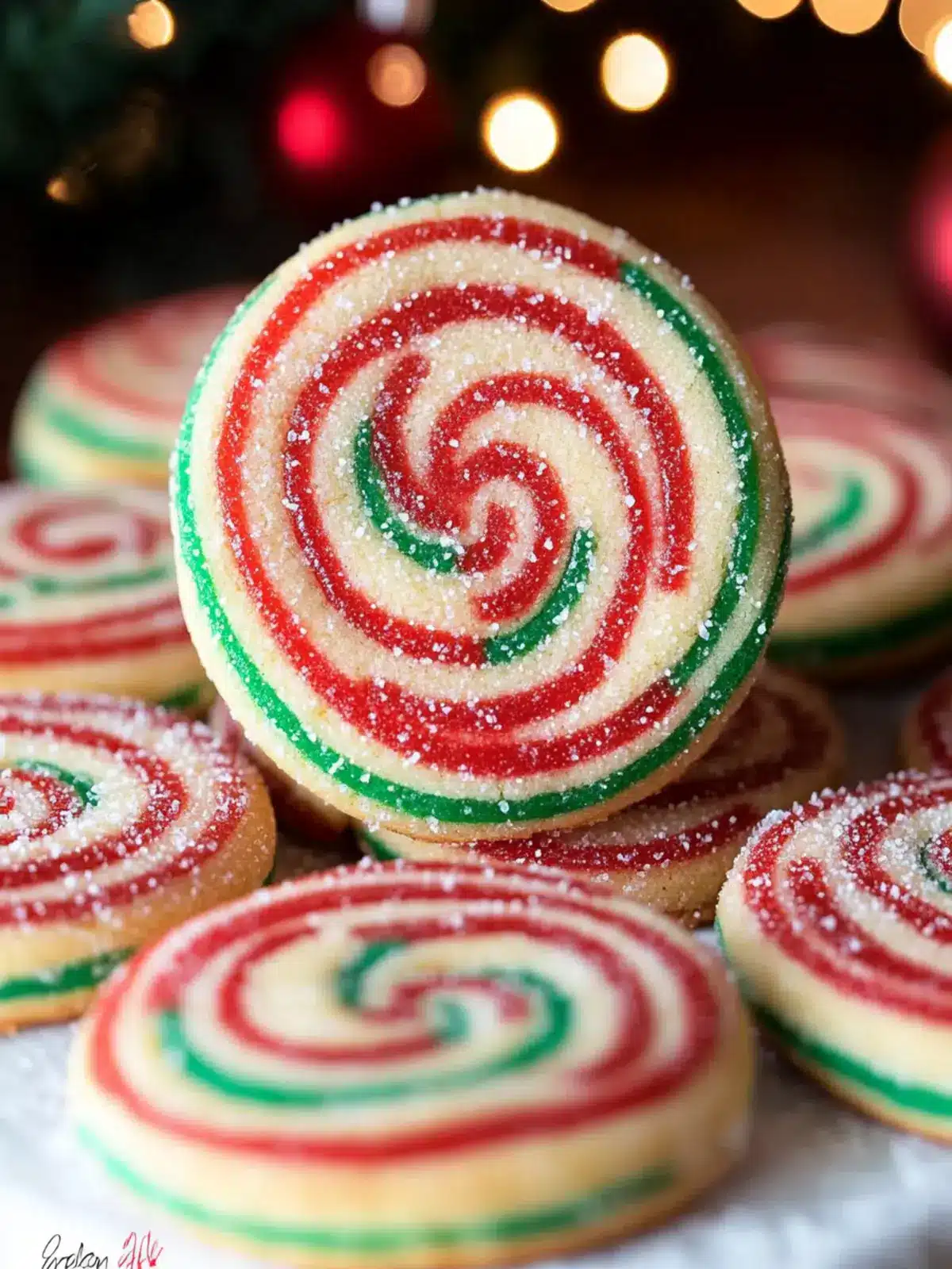 Delightful Christmas Pinwheel Cookies for Festive Cheer 3 Christmas Pinwheel Cookies