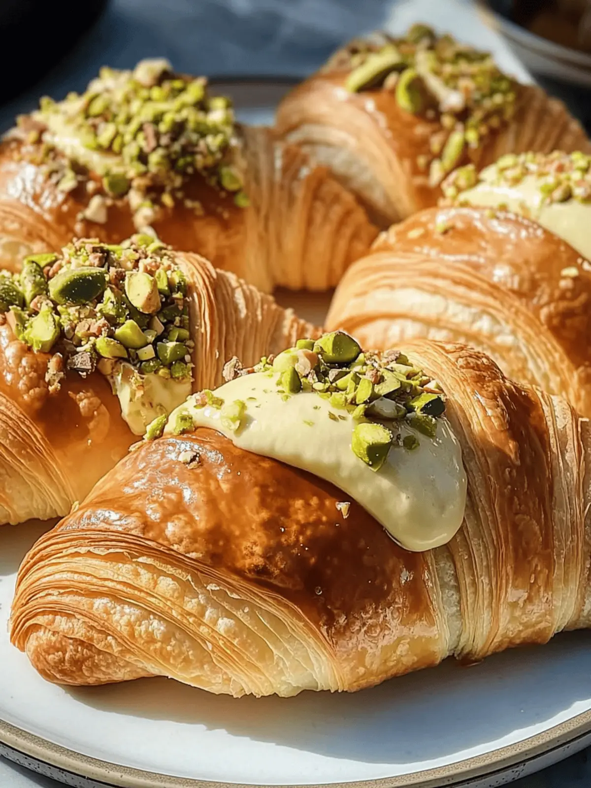 Pistachio Croissants: Flaky Delights You ll Adore at Home 3 Pistachio Croissants