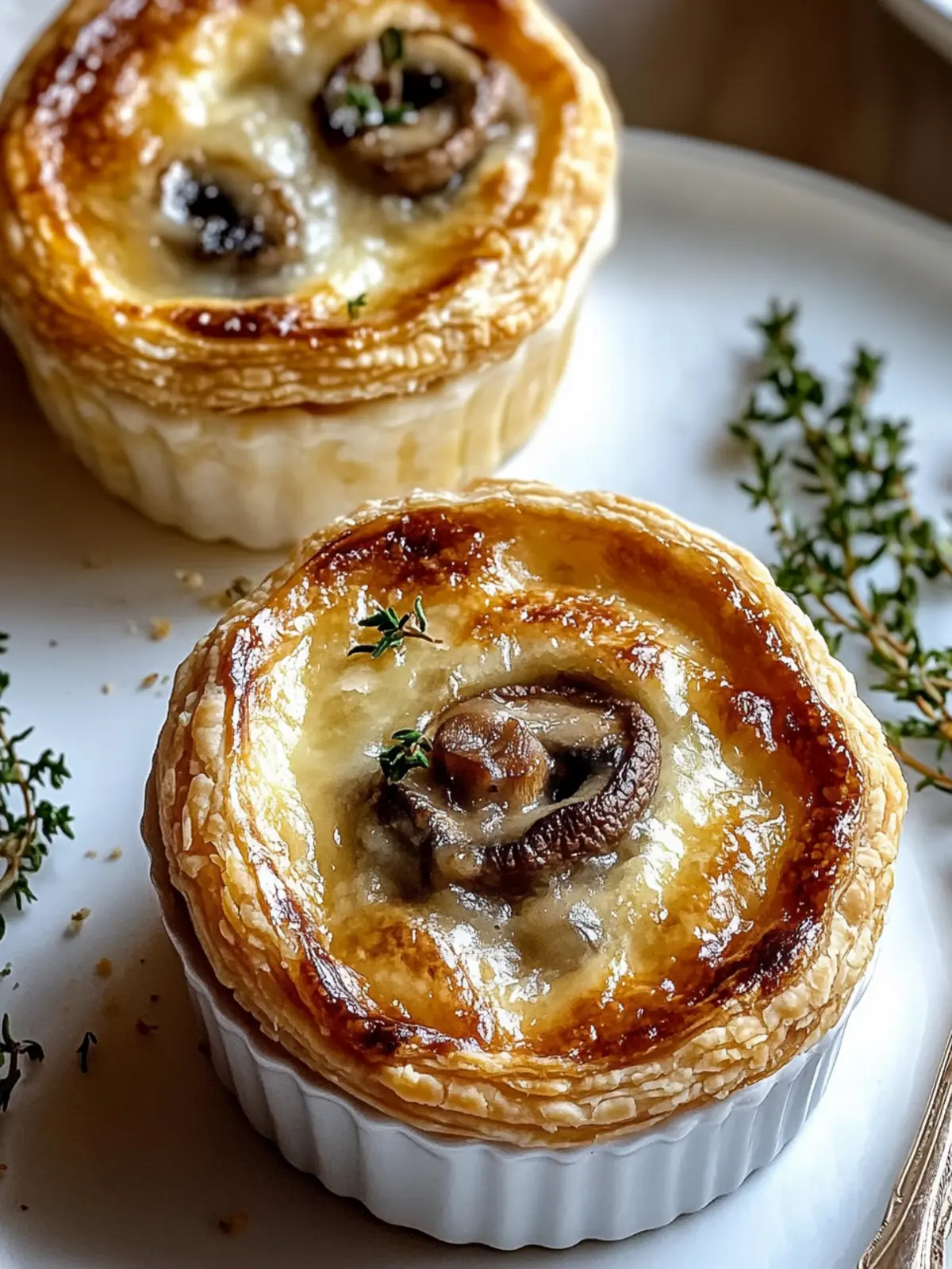 Cozy Up with Mini Mushroom & Gruy re Pot Pies Tonight 3 Mini Mushroom & Gruy re Pot Pies