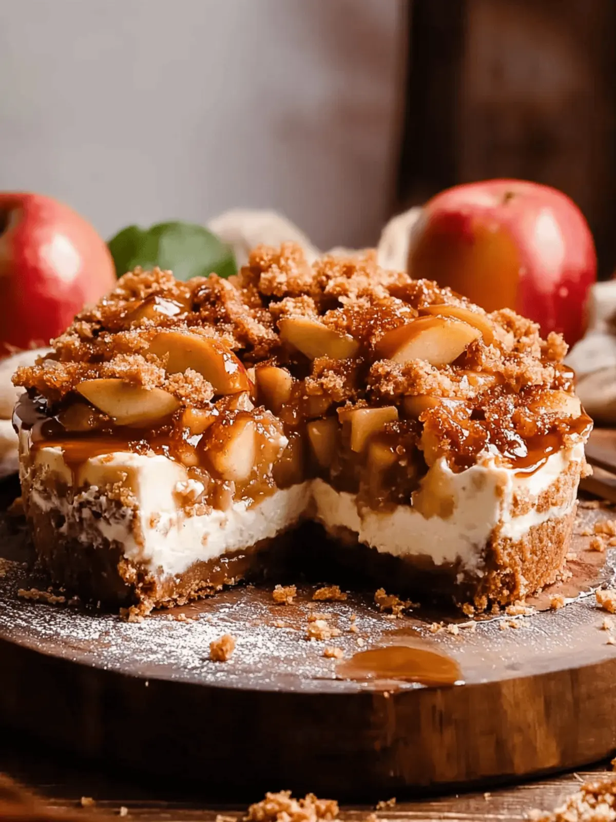 Indulge in Salted Caramel Apple Pie Cheesecake Bliss 3 salted caramel apple pie cheesecake