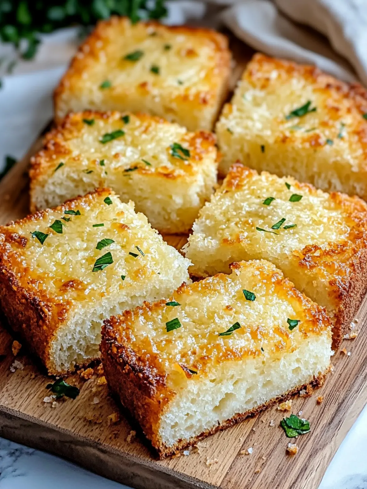 Fluffy Keto Garlic Bread: Cheesy Delight You Can t Resist 2 Fluffy Keto Garlic Bread