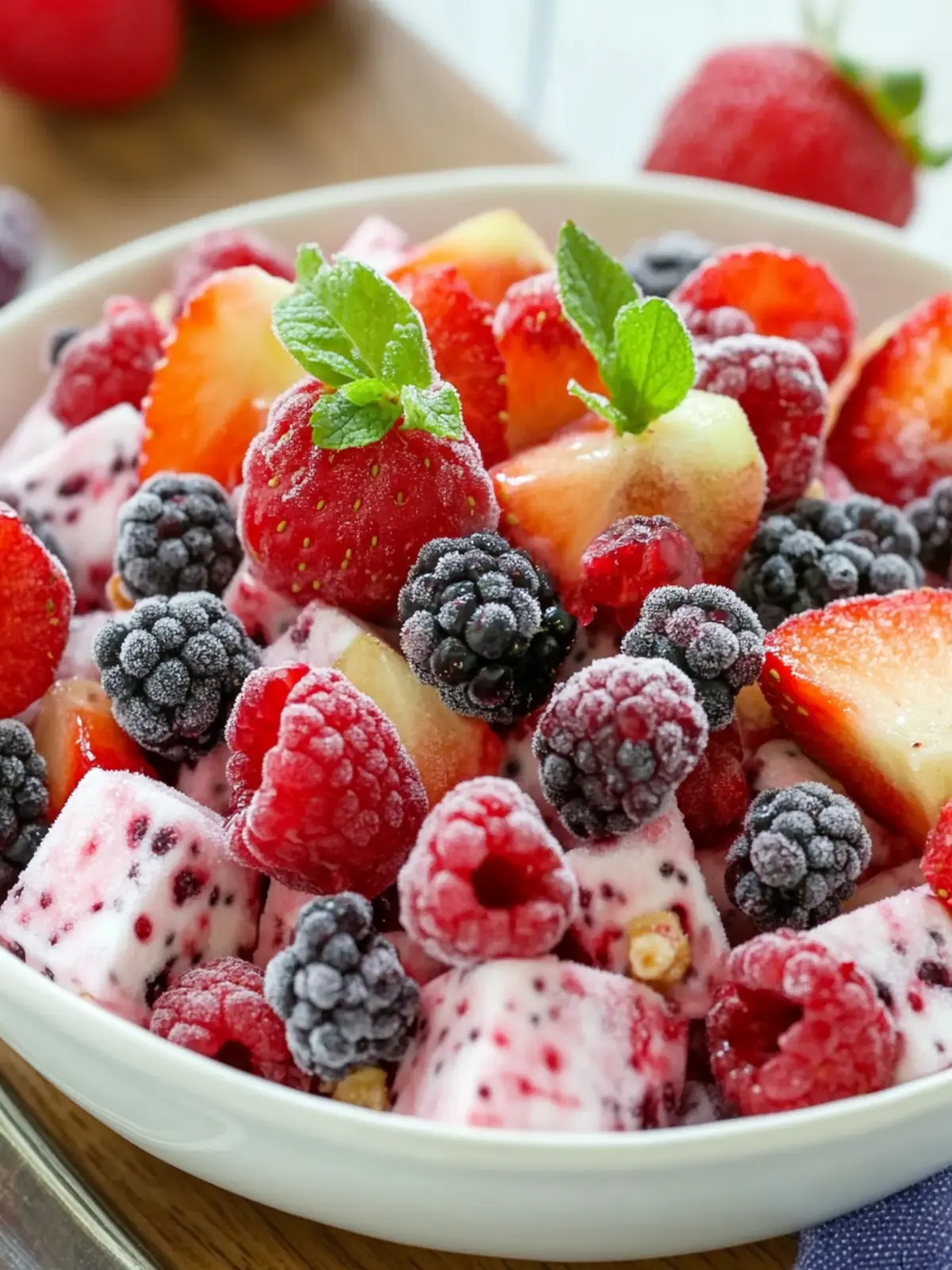 Frozen Berry Fruit Salad: Creamy Delight for Every Occasion 4 Frozen Berry Fruit Salad