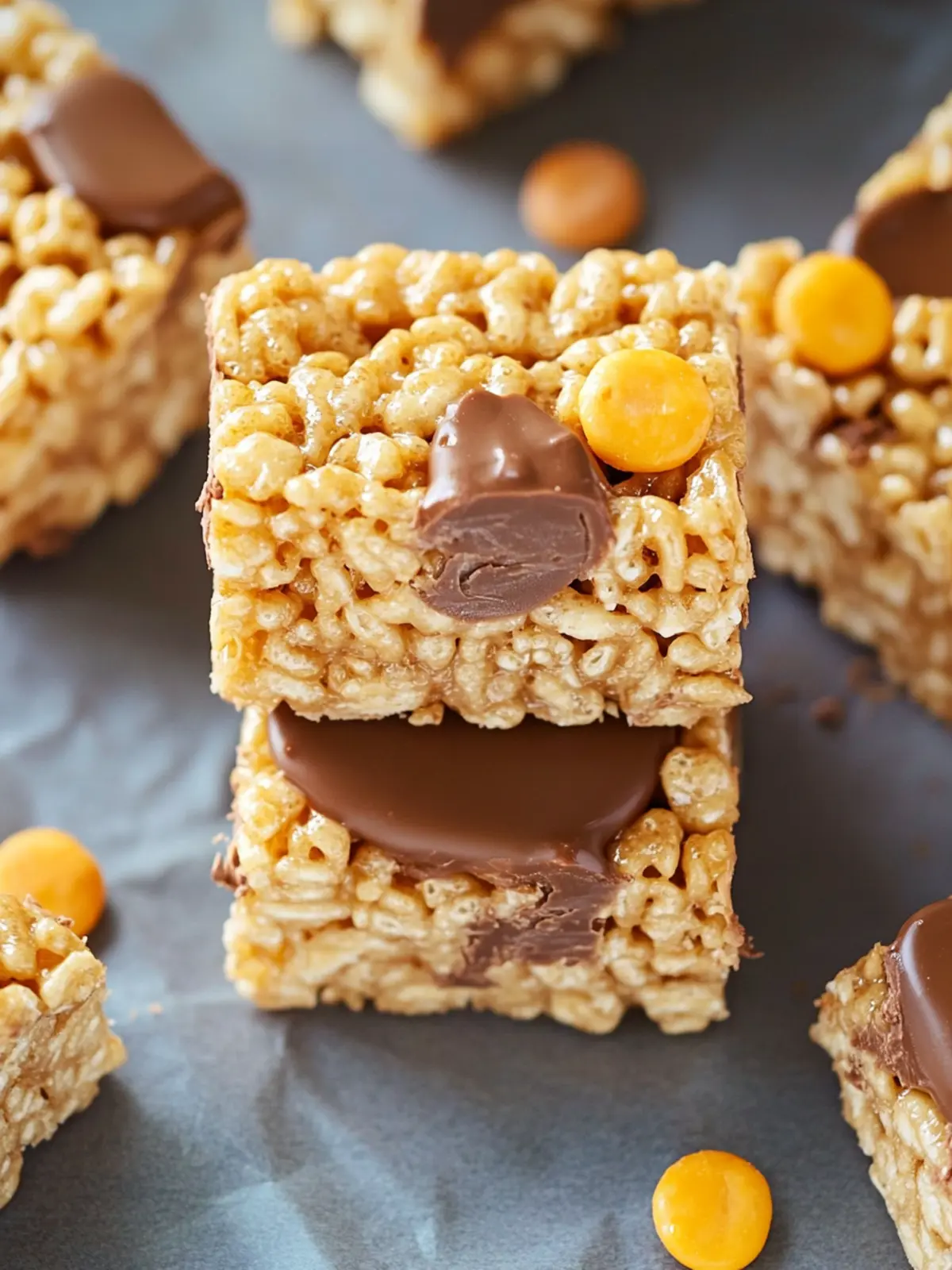 Loaded Peanut Butter Rice Krispies Squares for Family Fun 4 Loaded Peanut Butter Rice Krispies Squares