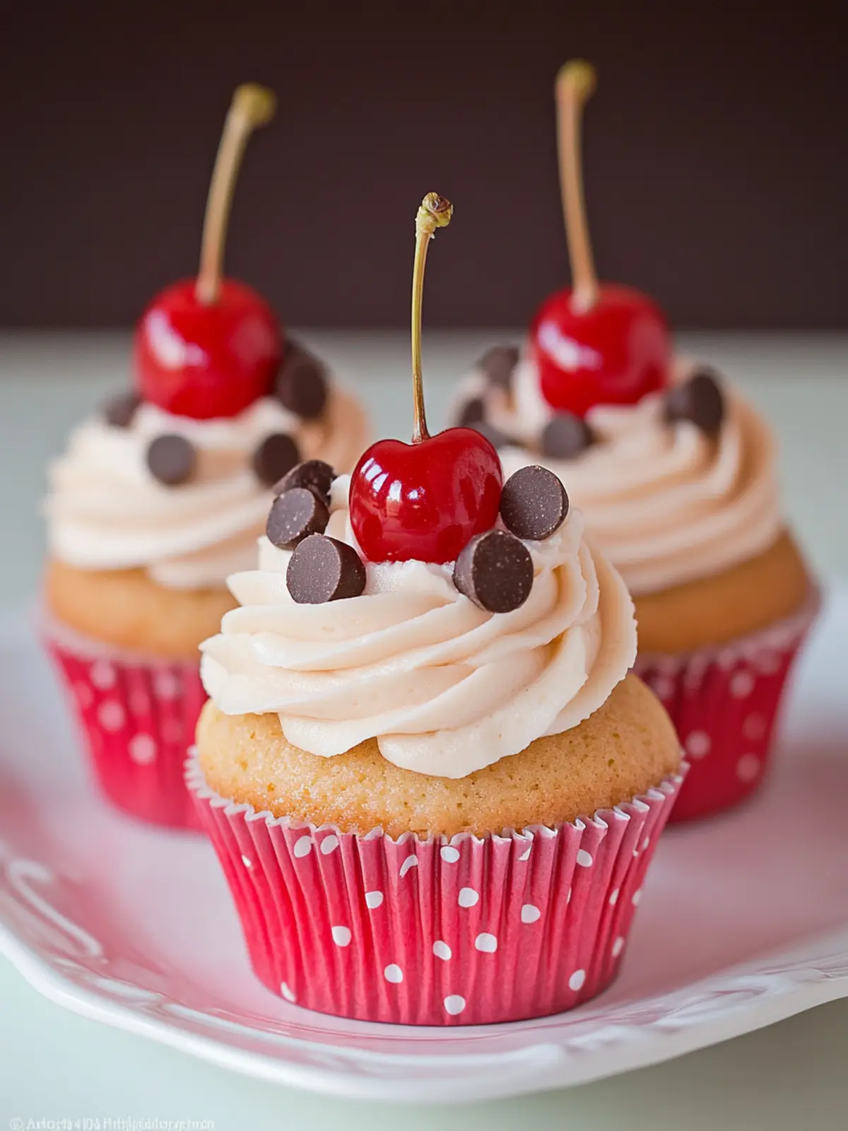 Irresistible Cherry Chip Cupcakes That Wow Every Bite 3 Cherry Chip Cupcakes