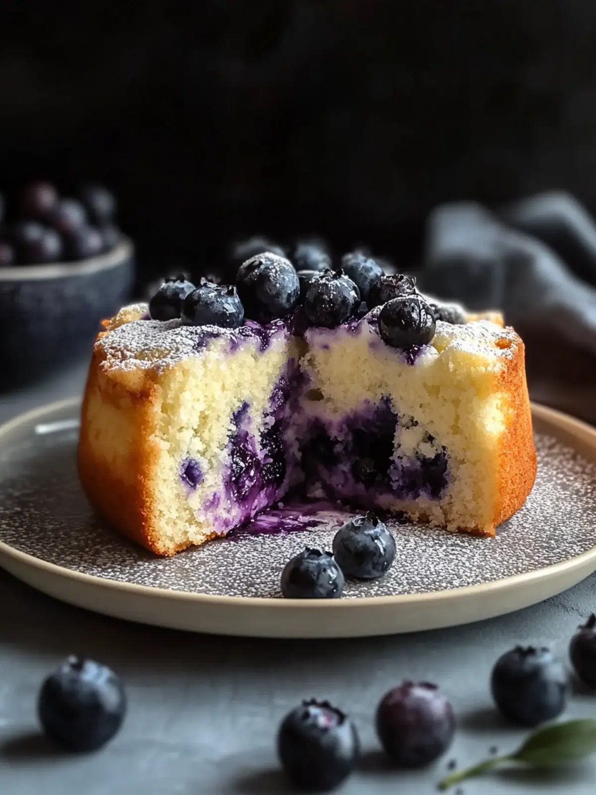 Air Fryer Blueberry Yogurt Cake: Moist, Easy & Irresistible Treat 3 Air Fryer Blueberry Yogurt Cake
