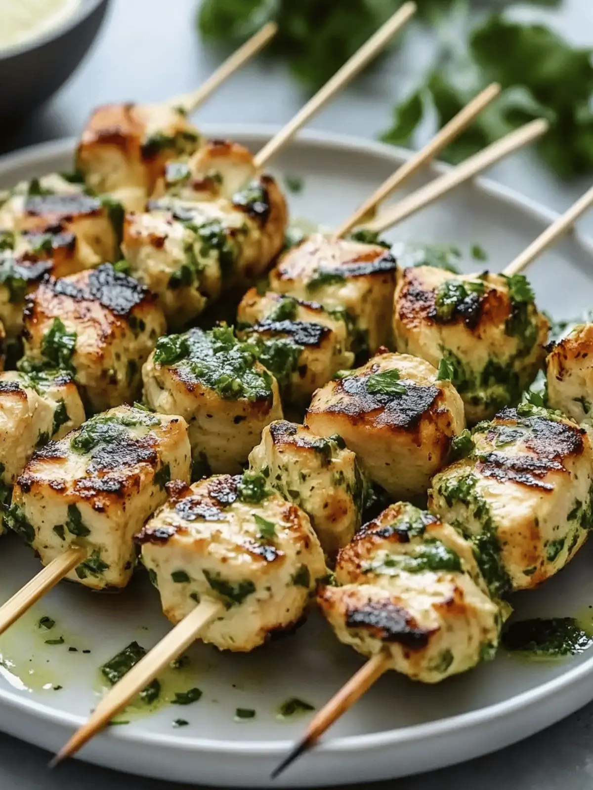 Grill Perfect Green Goddess Chicken Skewers for Flavorful Bliss 3 Green Goddess Chicken Skewers