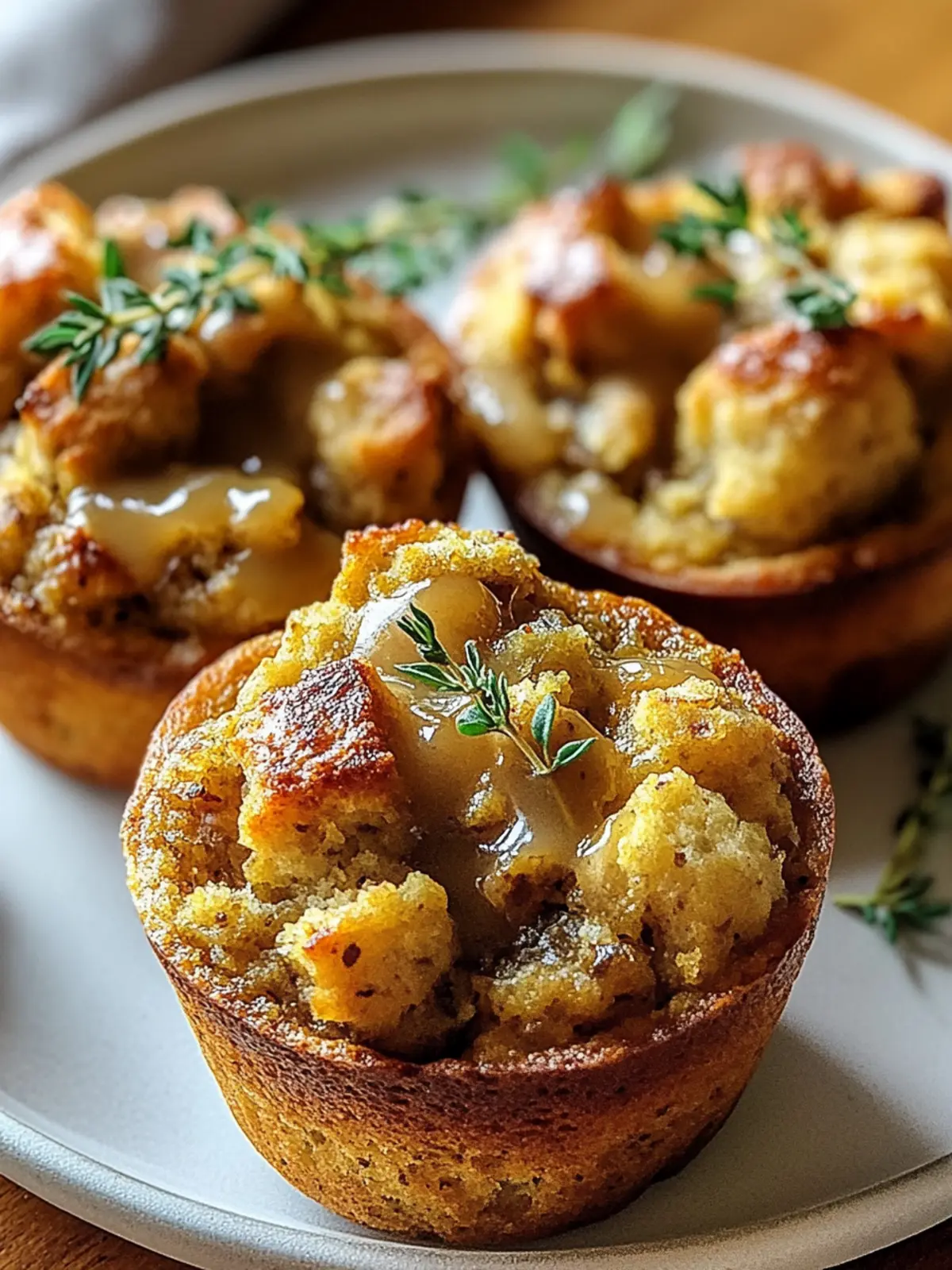 Gravy-Stuffed Stuffing Muffins: Your Ultimate Cozy Comfort Food 3 Gravy-Stuffed Stuffing Muffins