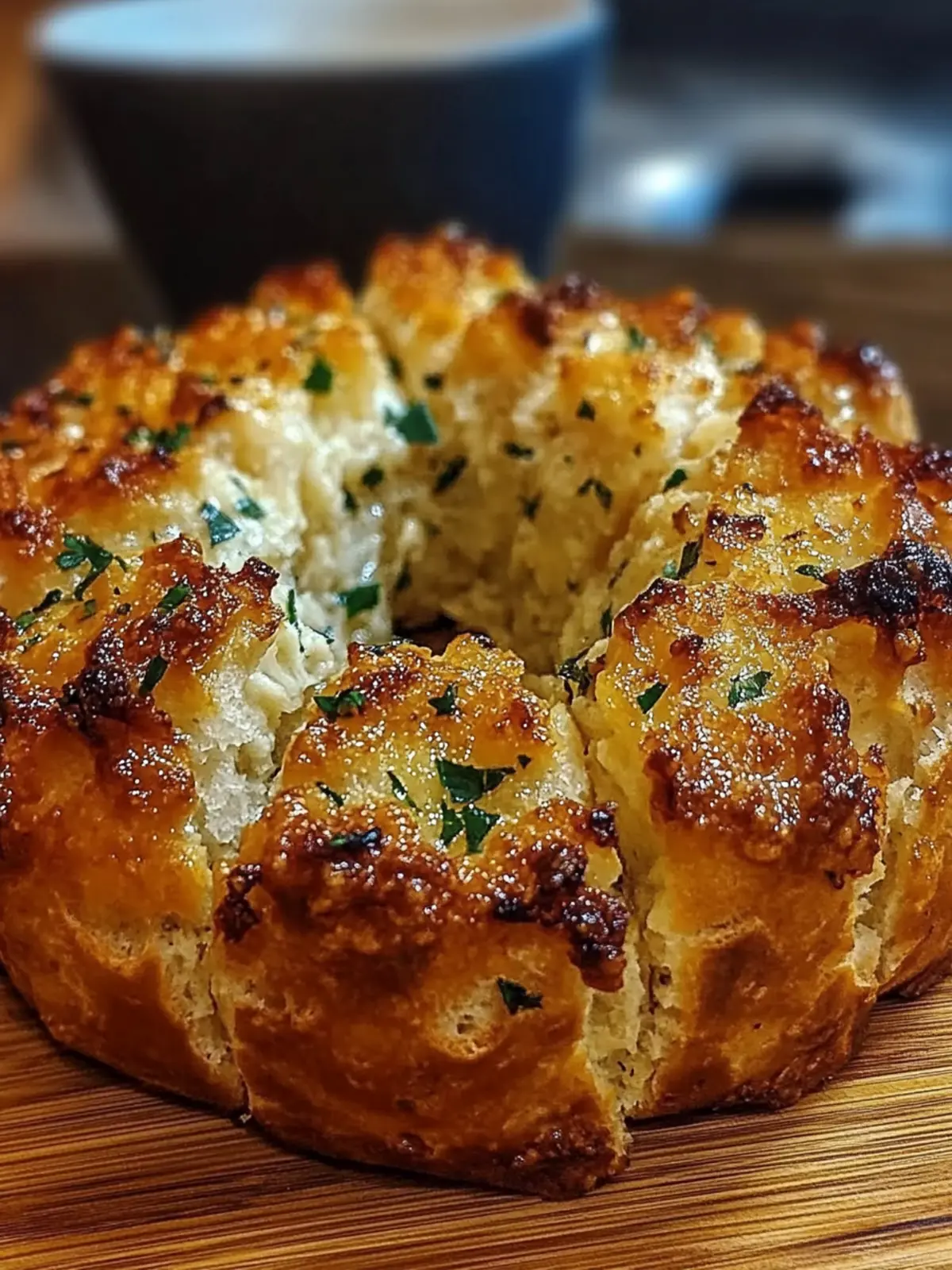 Irresistible Cheesy Garlic Pull-Apart Bread for Cozy Nights 3 Cheesy Garlic Pull-Apart Bread