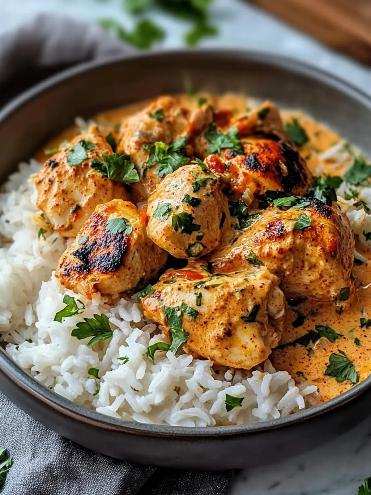 Creamy Paprika Chicken with Rice: Comfort Food for Everyone 2 Creamy Paprika Chicken with Rice