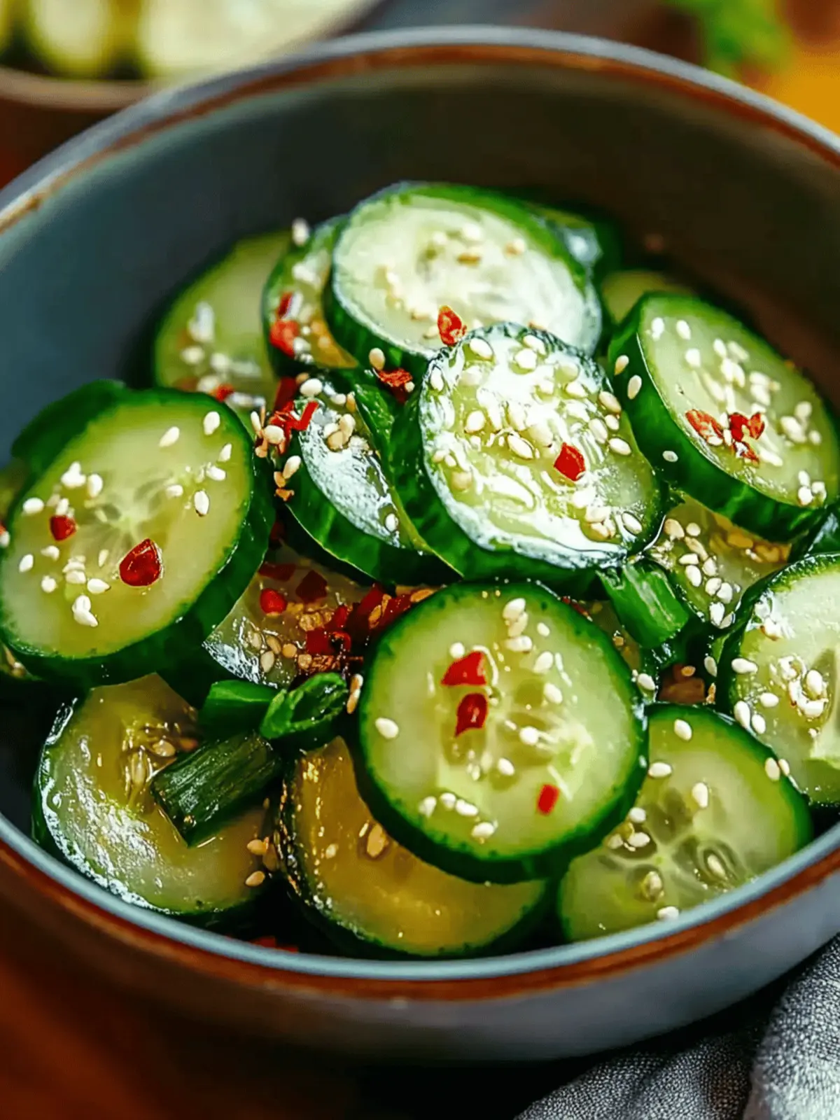 Refreshing Asian Cucumber Salad Recipe for Summer Bliss Unleashed 2 Refreshing Asian Cucumber Salad Recipe for Summer Bliss