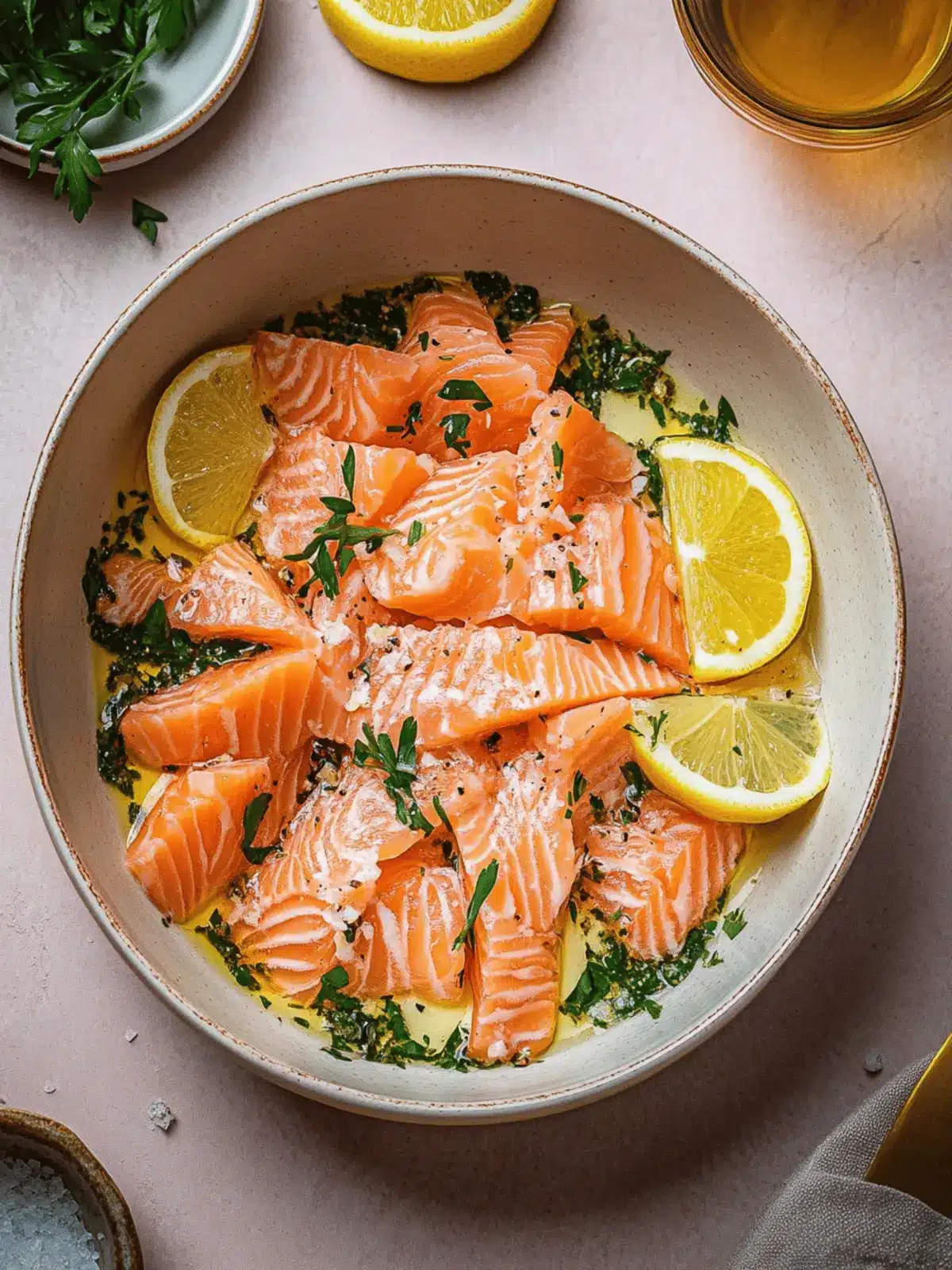 Savory Salmon Crudo with Zesty Asian Dressing Delight 2 Salmon Crudo